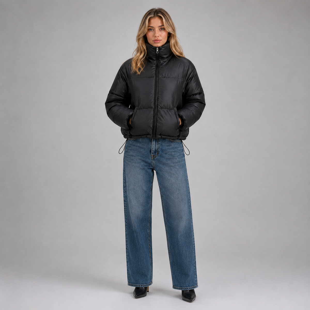 Women’s Cropped Puffer Jacket