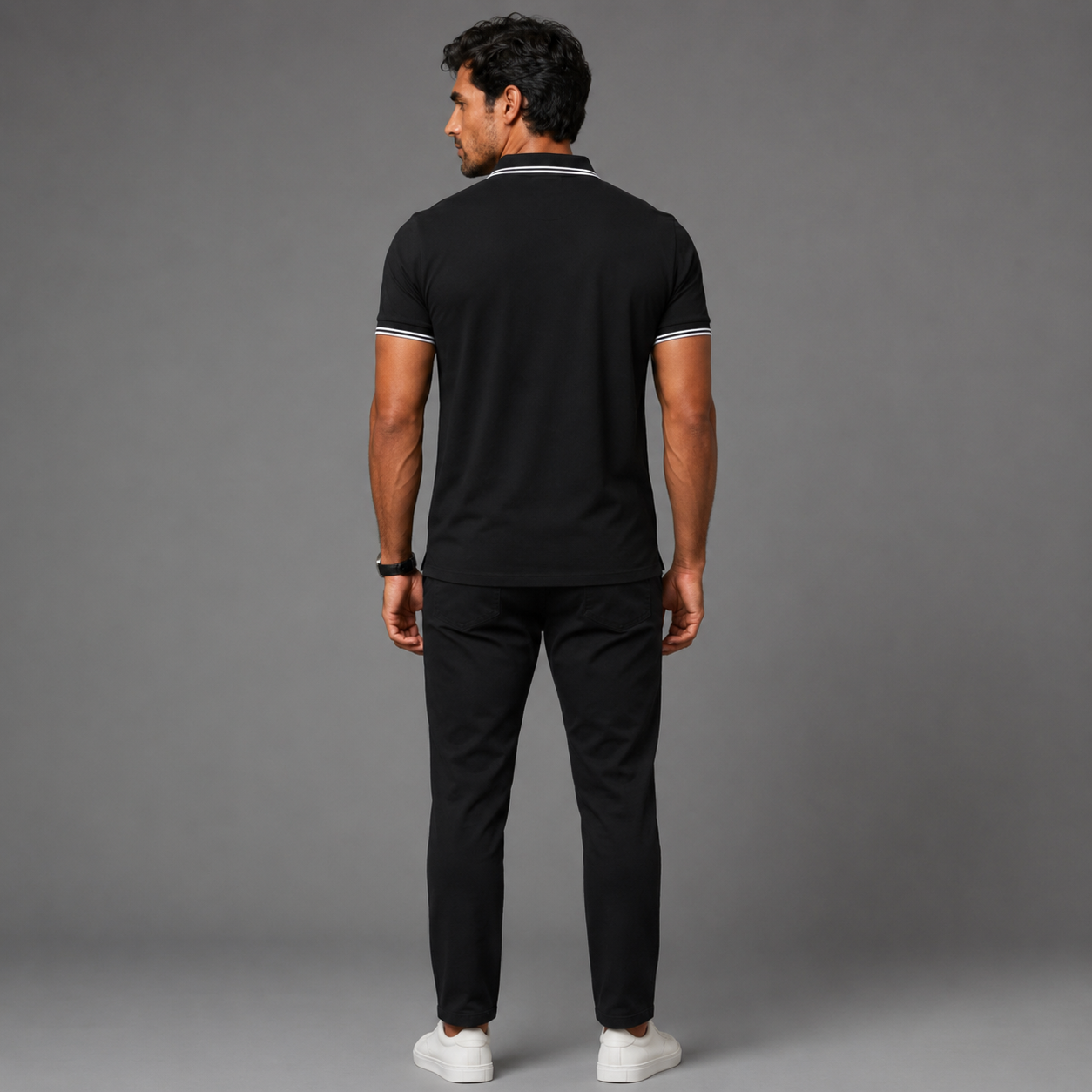 Men’s Smart Casual Cotton Polo Shirt