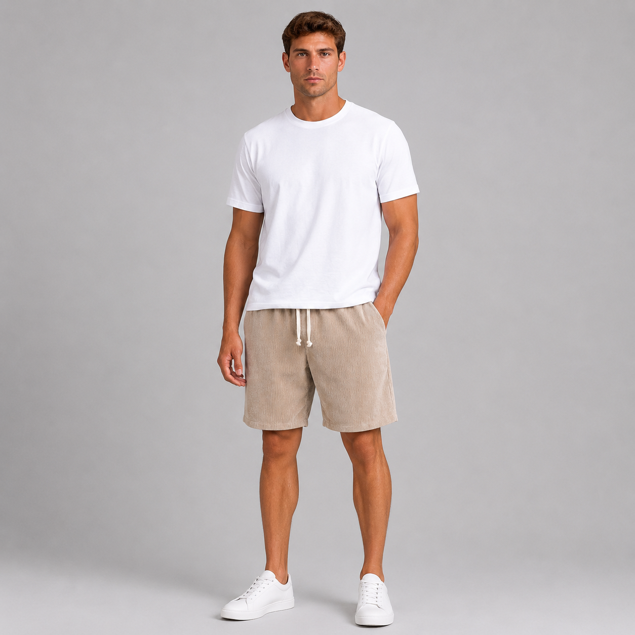 Men’s Corduroy Relaxed Fit Shorts