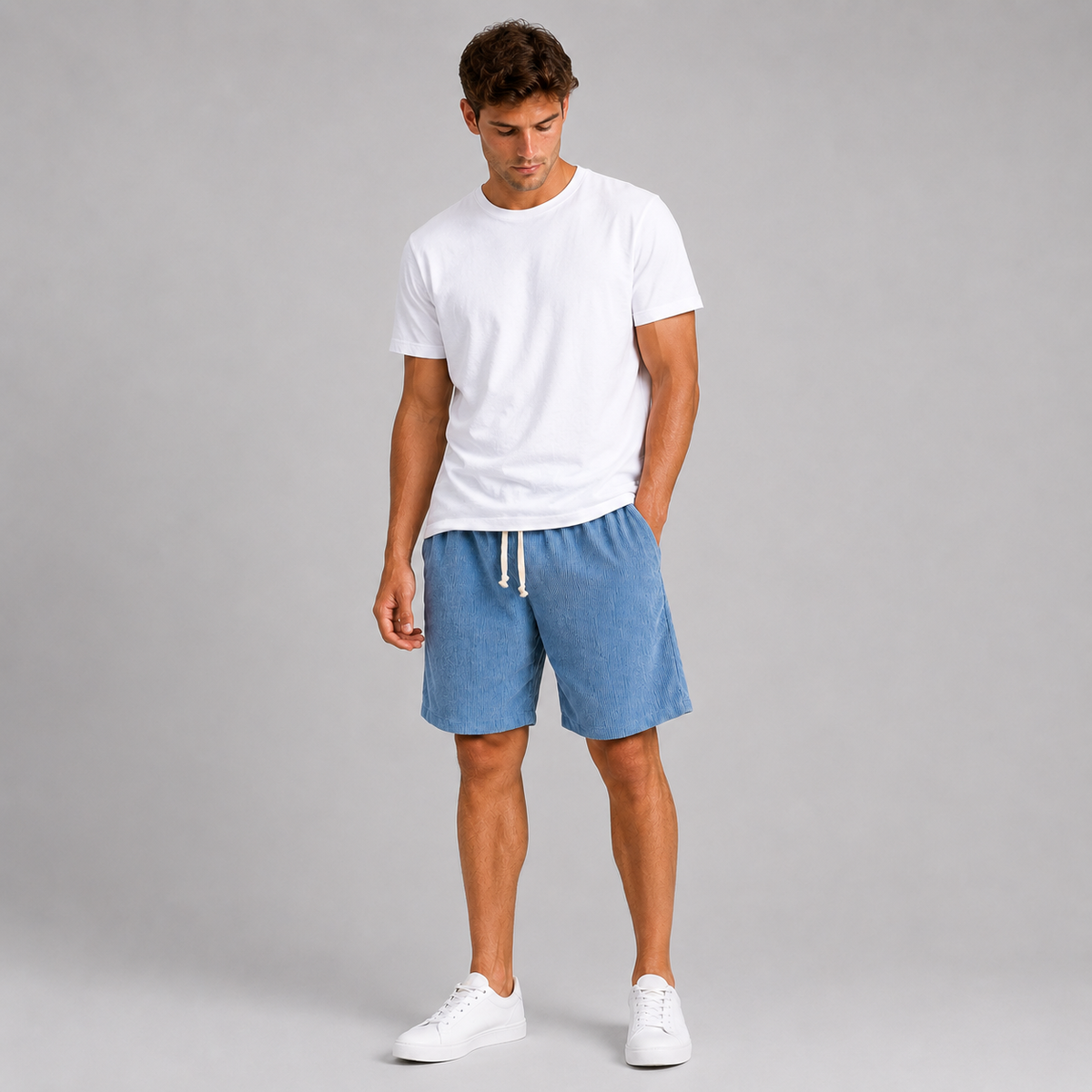 Men’s Corduroy Relaxed Fit Shorts