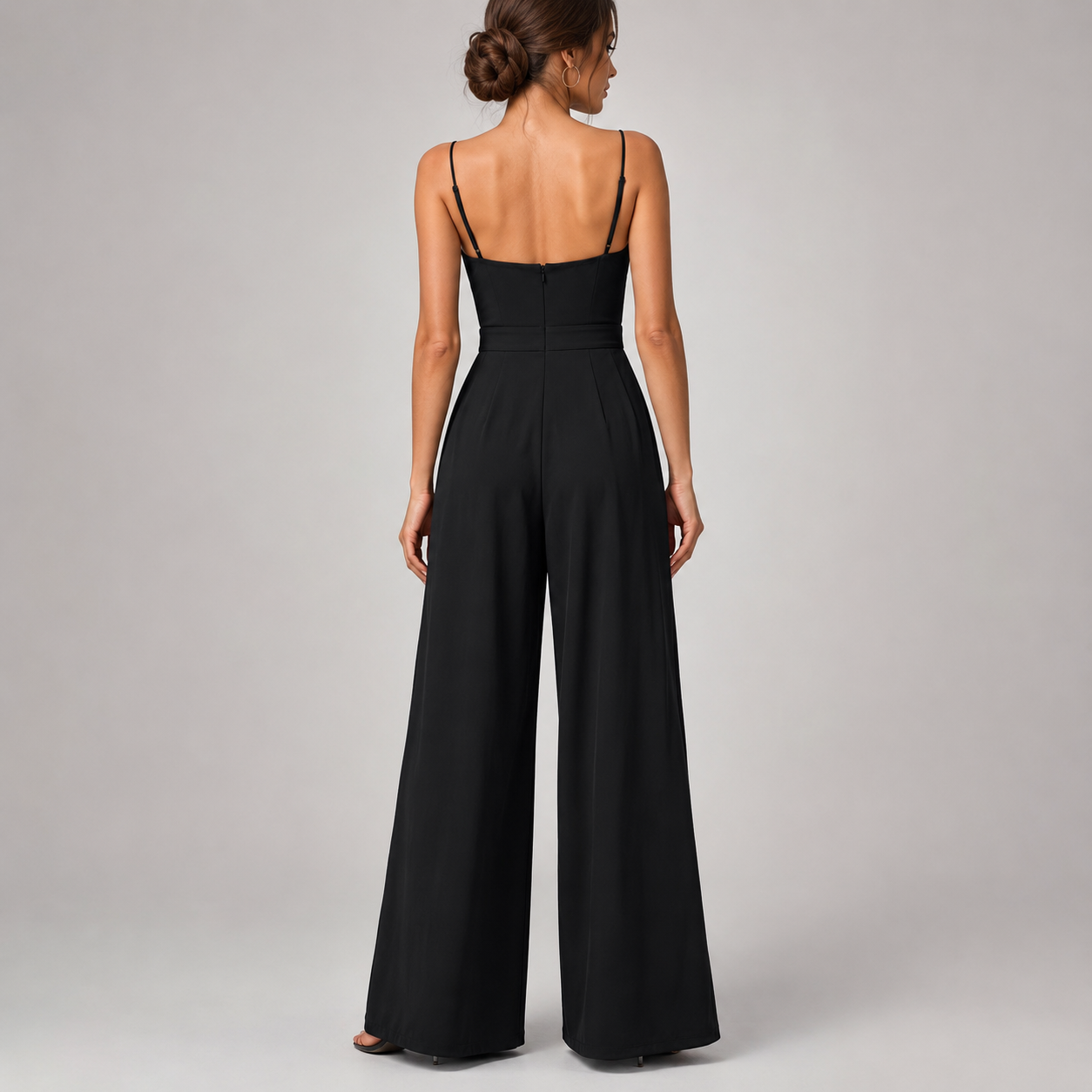 Women's Sweetheart Neck Spaghetti Strap Jumpsuit