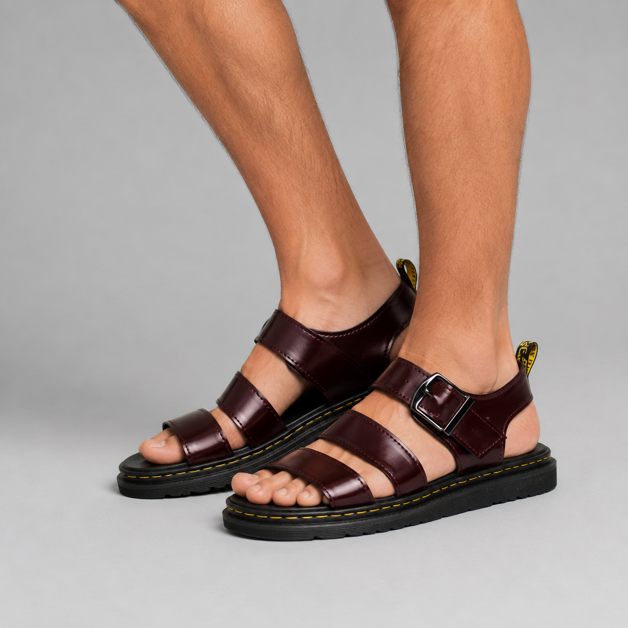 Women's Platform Triple-Strap Buckle Comfortable Sandals