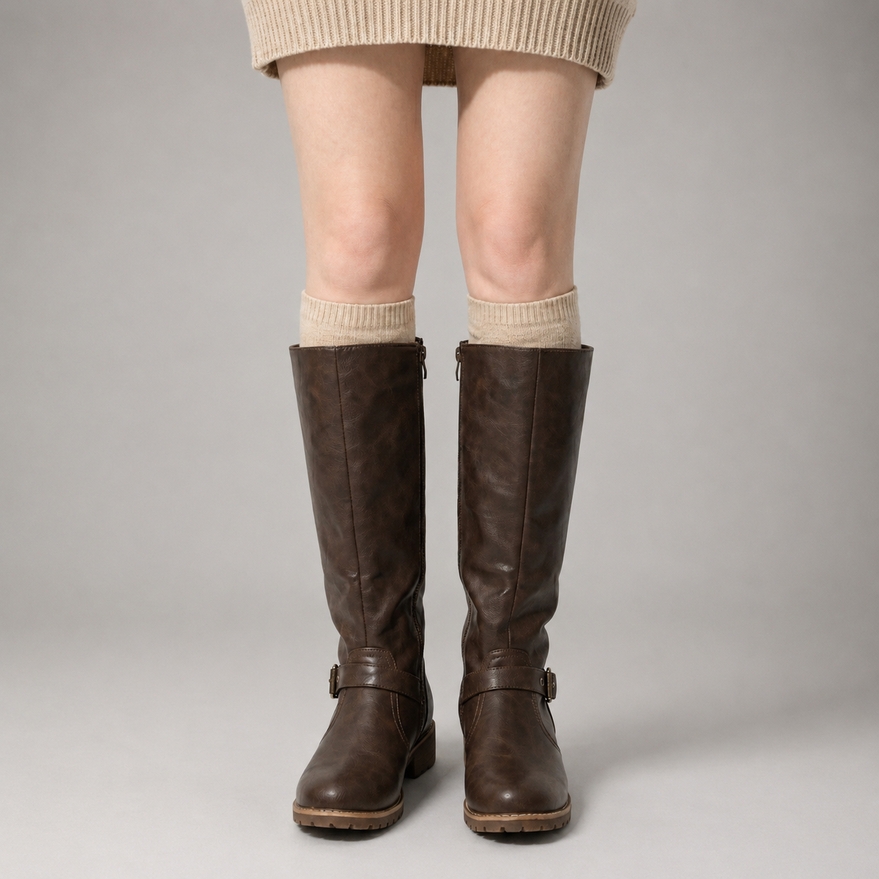 Women’s Supportive Leather Knee-High Boots