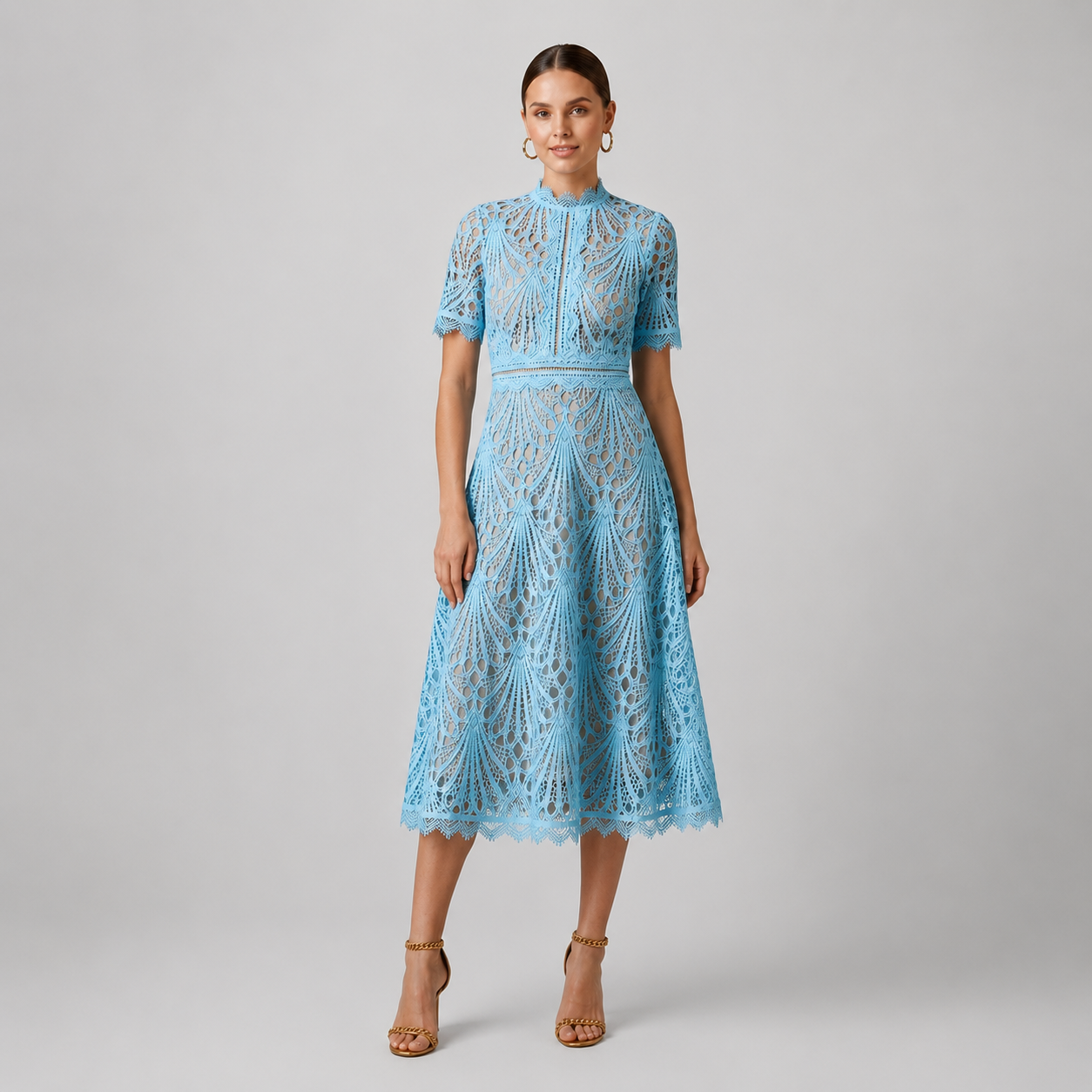 Women’s Lace Midi Dress