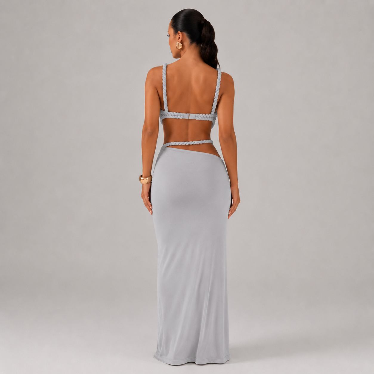 Women’s Two-Piece Crop Cami & Maxi Skirt Set