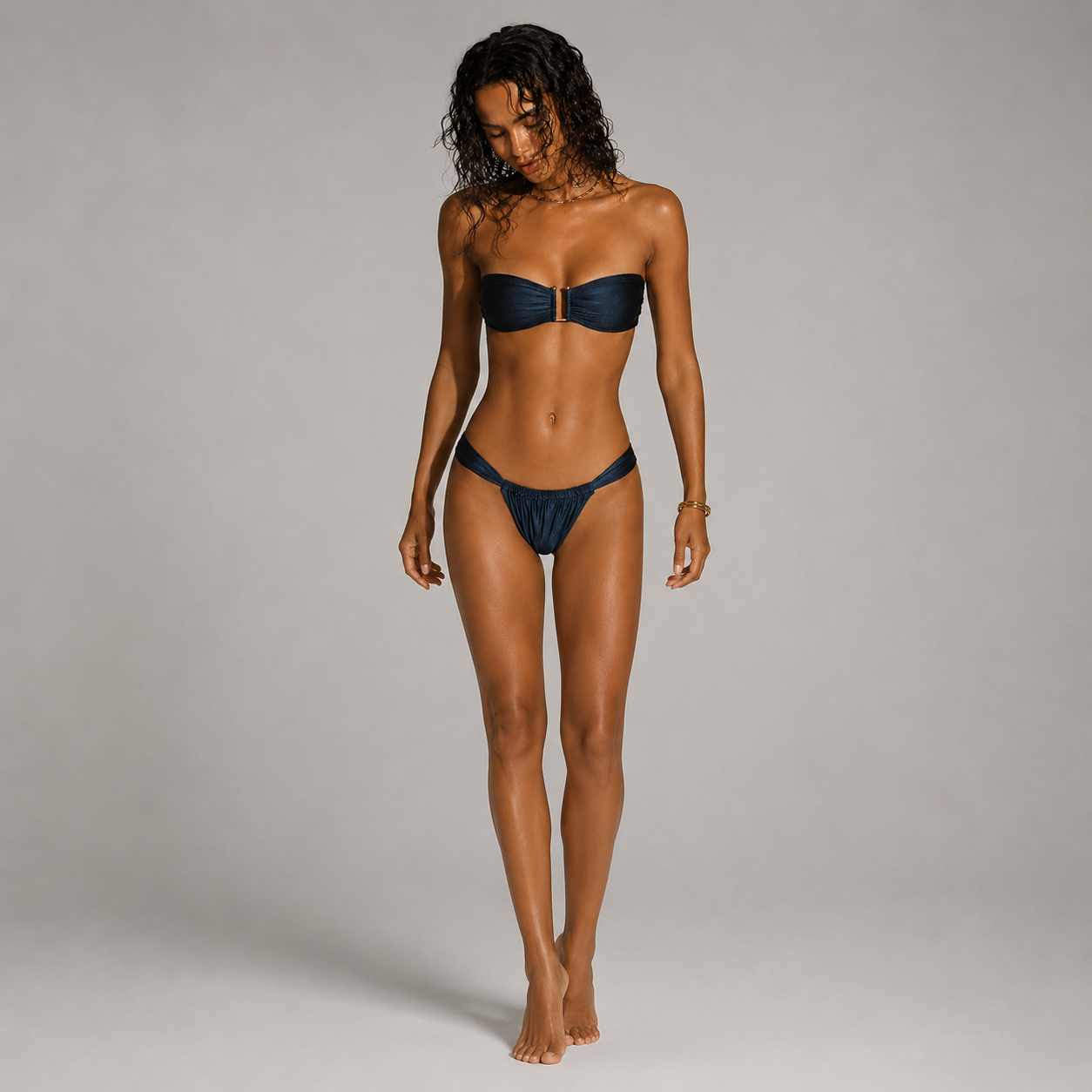 Women’s Two-Piece Halter Ring Bikini Set
