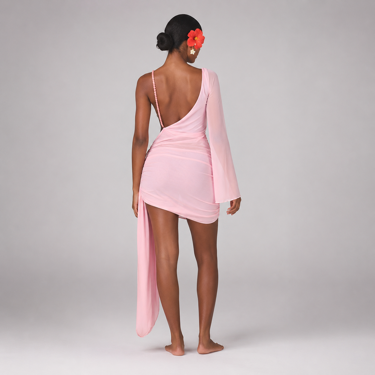 Women’s Three-Piece Bikini Set with Cover-Up Skirt