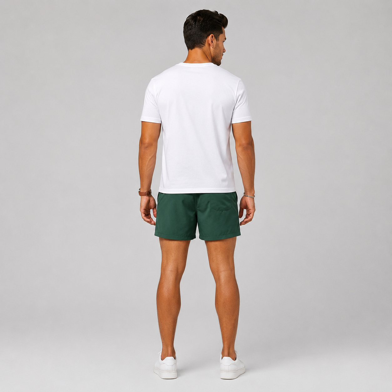 Men's Quick-Dry Drawstring Beach Shorts