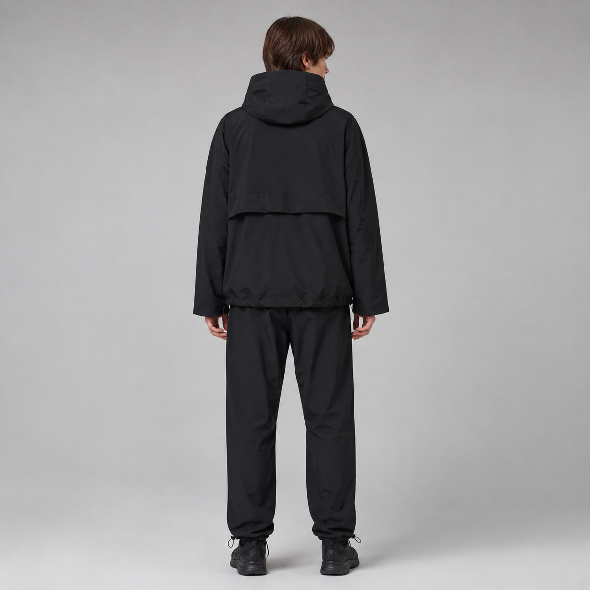 Women's Hooded Pullover Quilted Anorak — product image