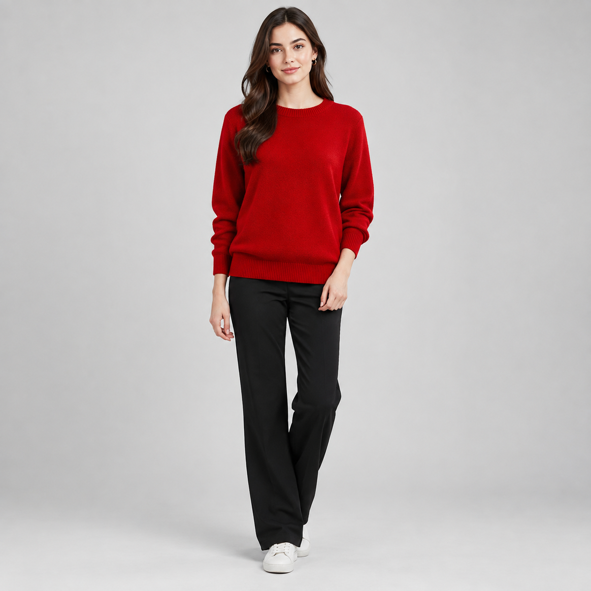 Women's Long Sleeve Knit Sweater — product image