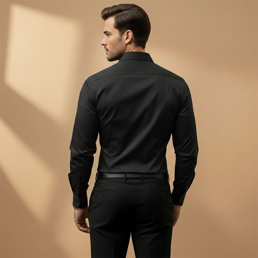 The Carlton Men's Long Sleeve Dress Shirt