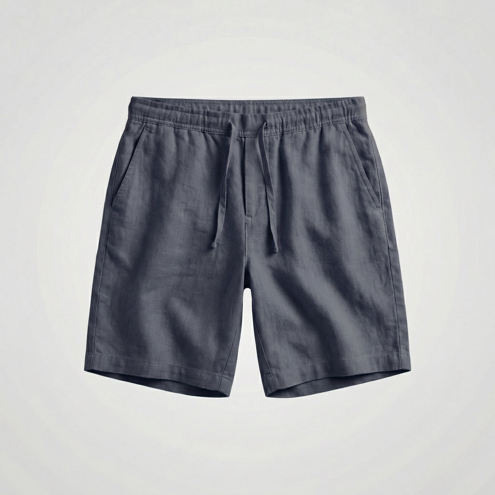 Men's Linen Shorts Elasticated Waist Casual Summer