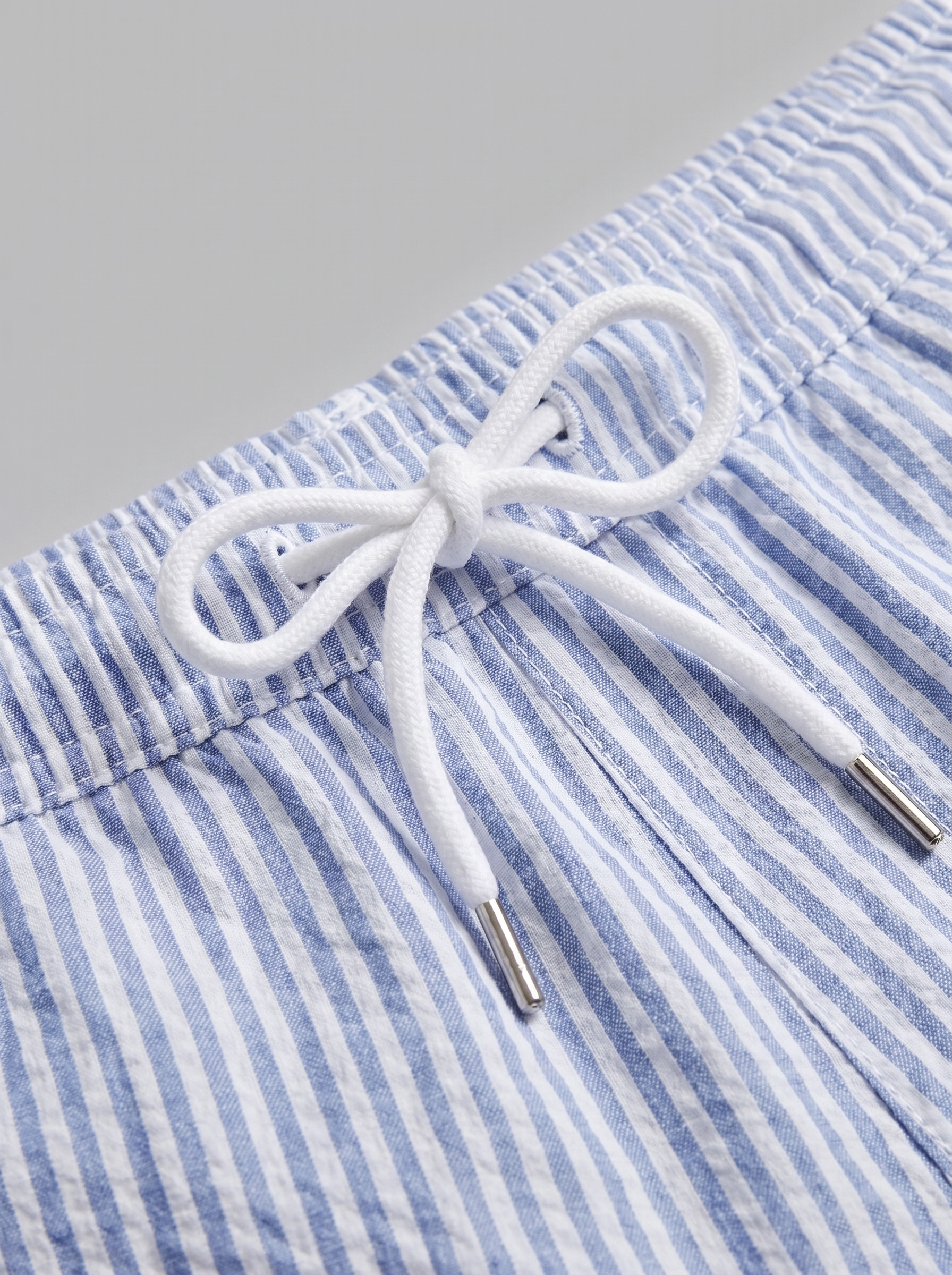 Men's Striped Drawstring Casual Shorts Summer