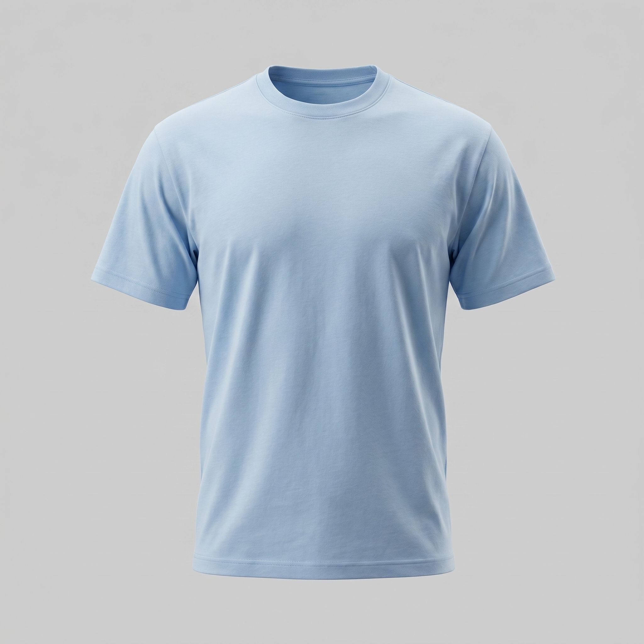 Men's Cotton Crew Neck T-Shirt Short Sleeve Casual