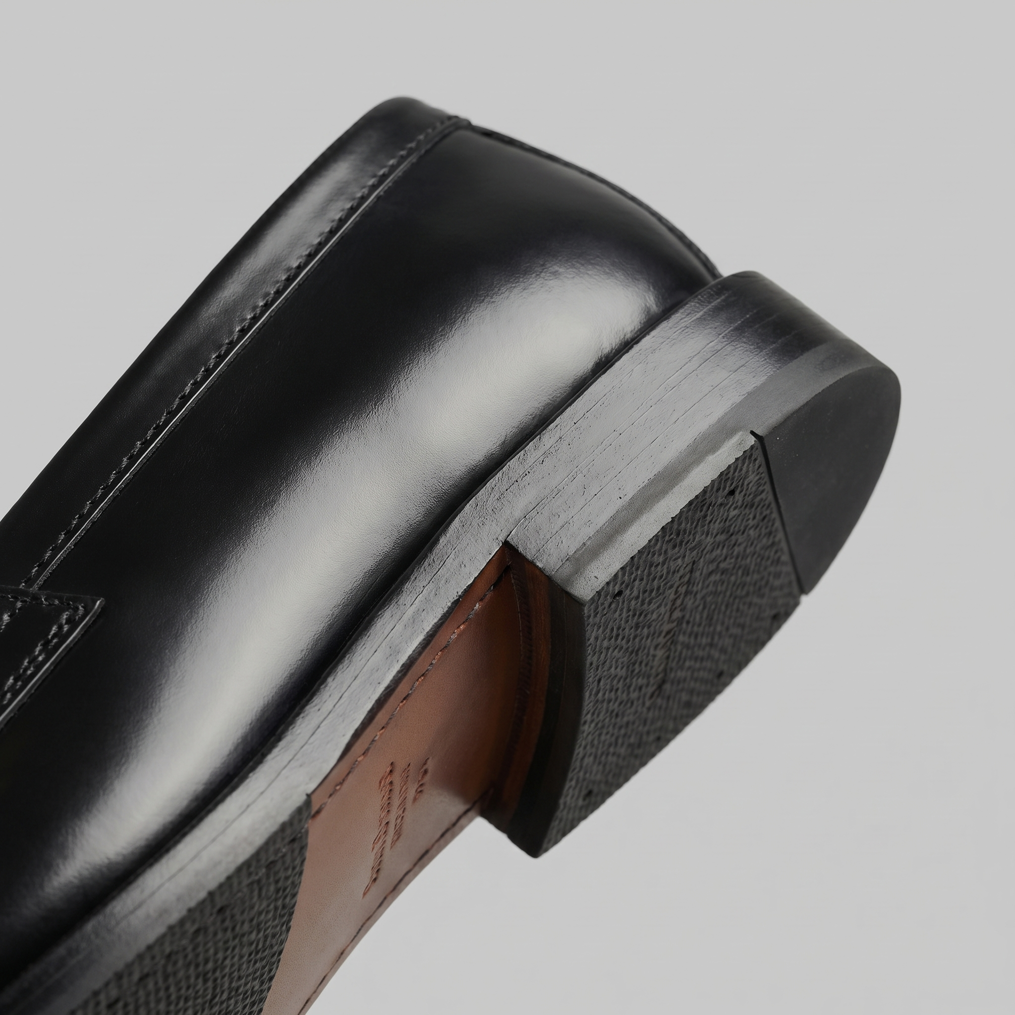 Men's Leather Penny Loafers Slip On Smart Formal Shoes