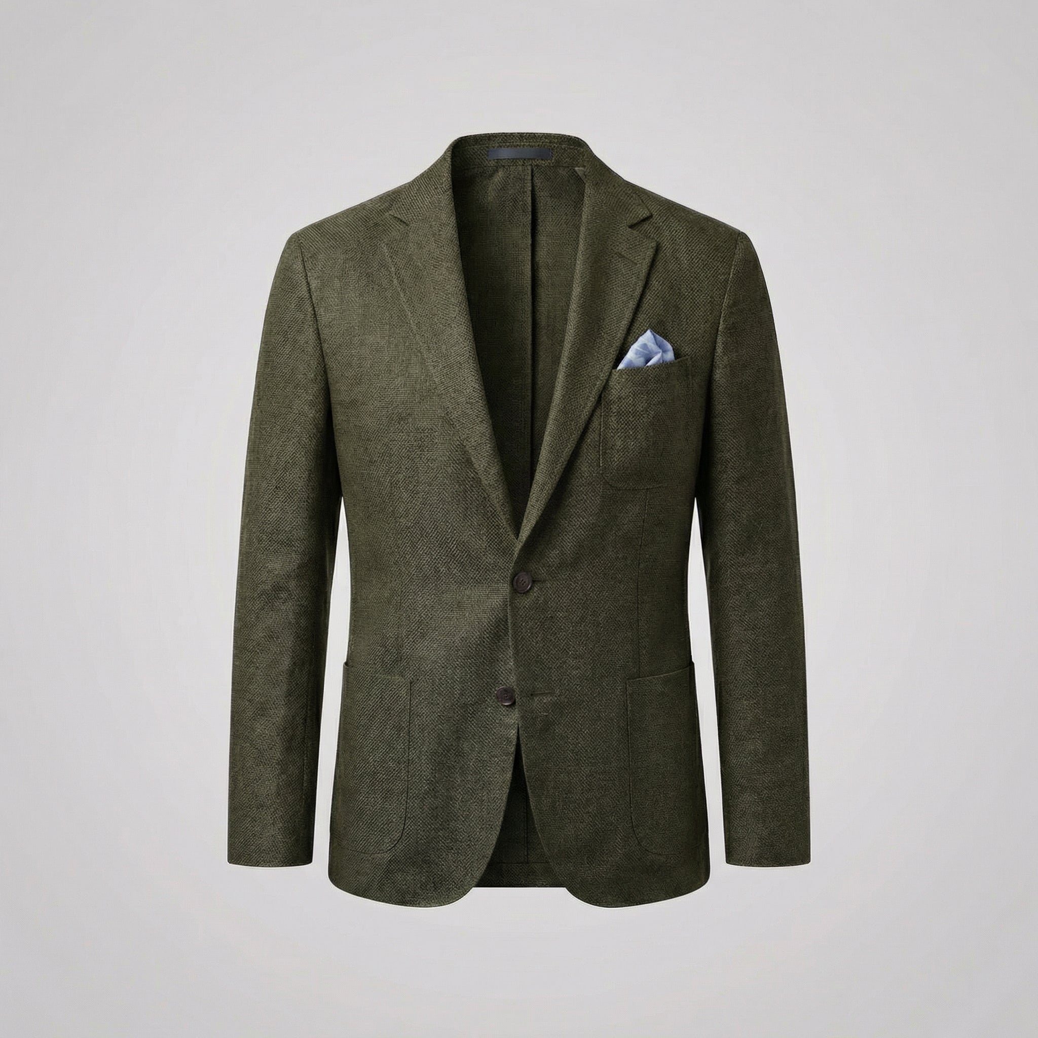 Men's Linen Blazer Single Breasted Smart Casual Summer