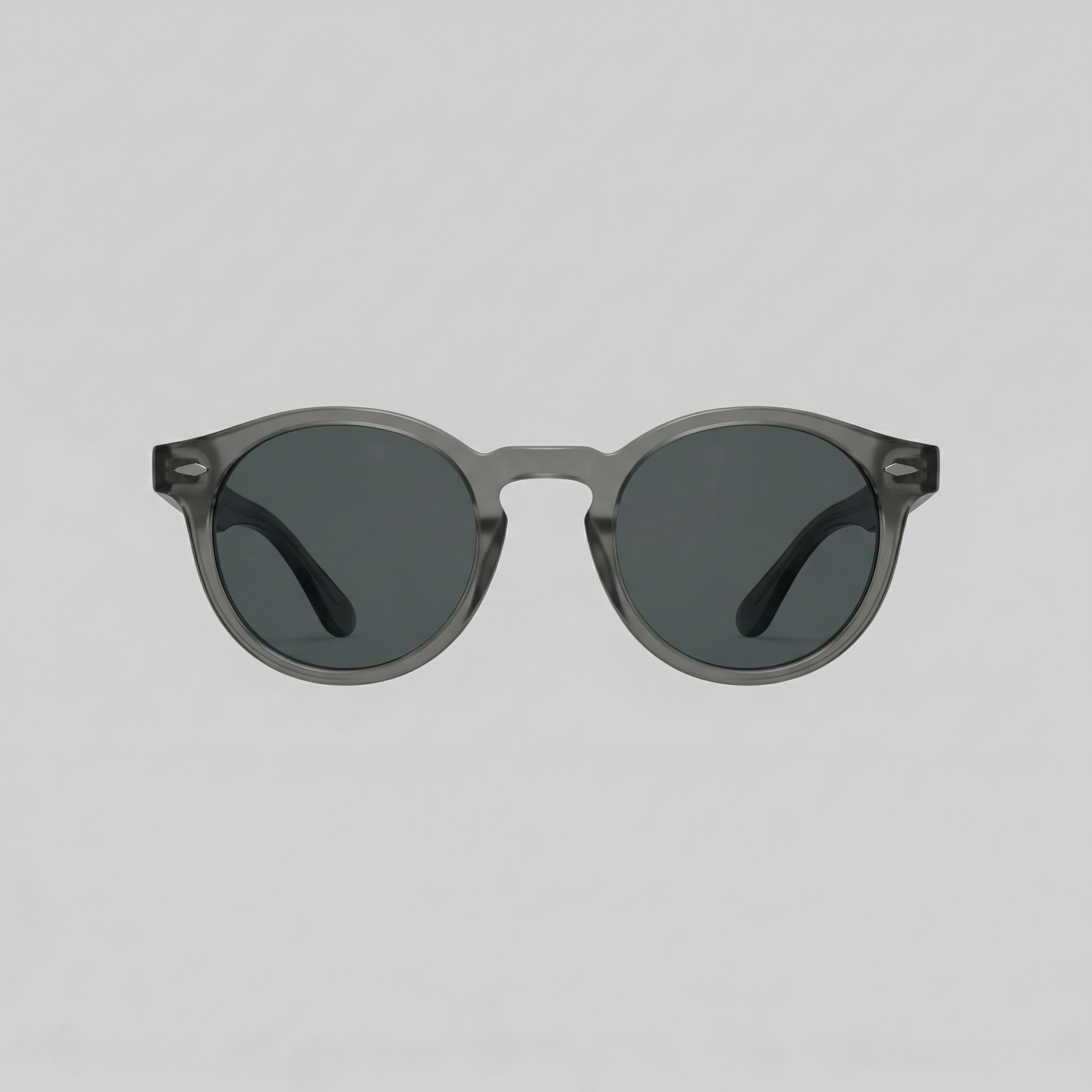Men's Round Frame Polarised Sunglasses Retro Summer