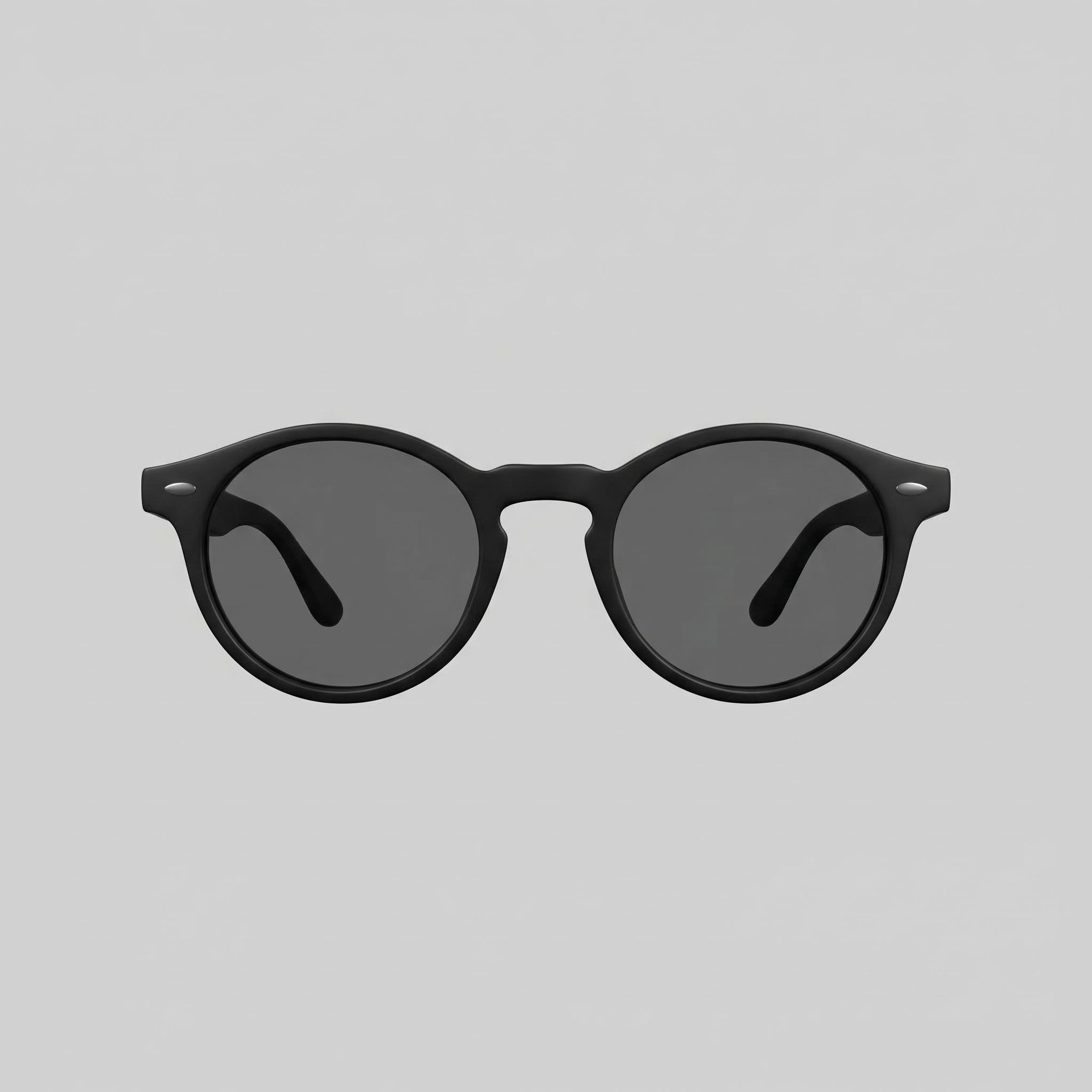 Men's Round Frame Polarised Sunglasses Retro Summer