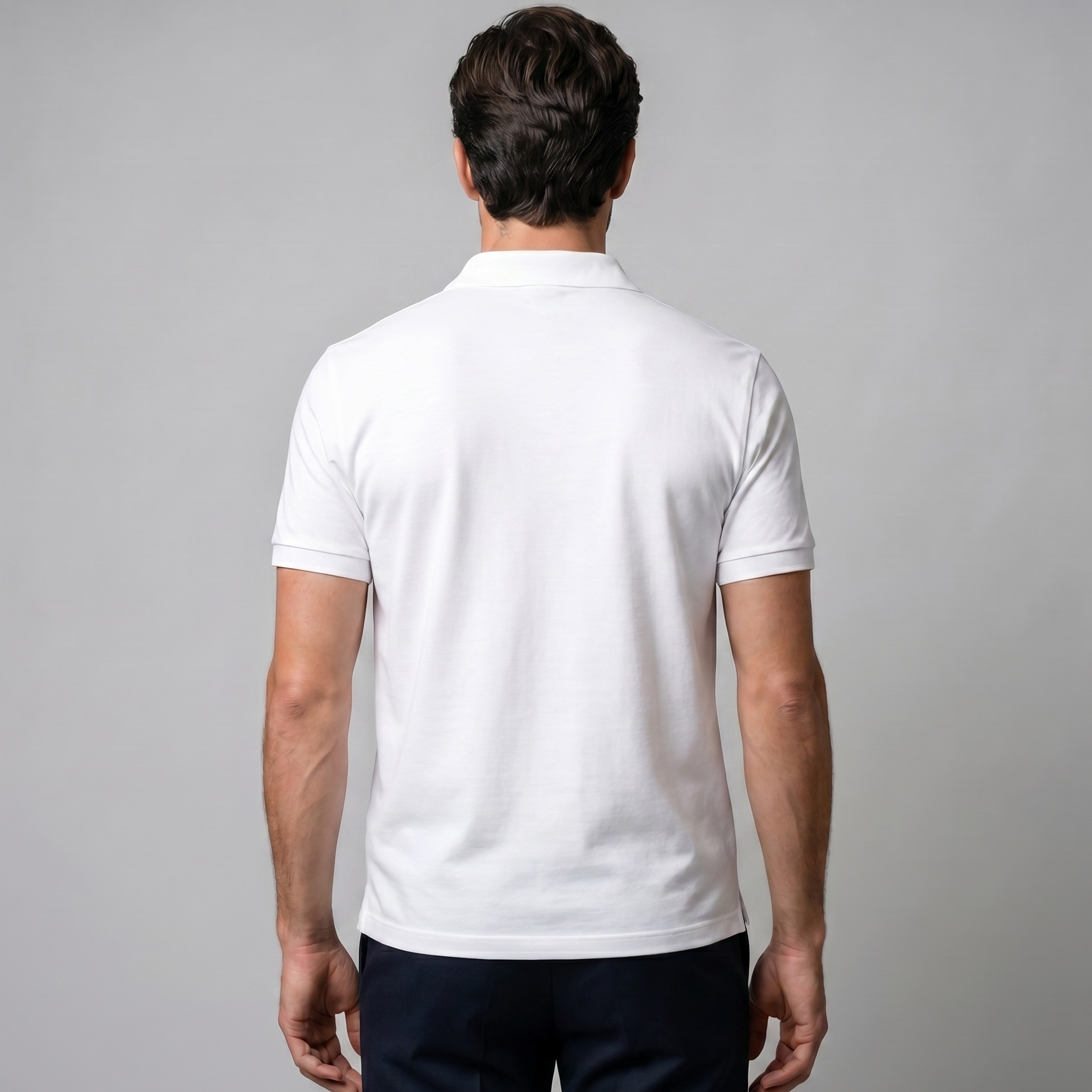 Men's Open Collar Polo Shirt Short Sleeve Summer