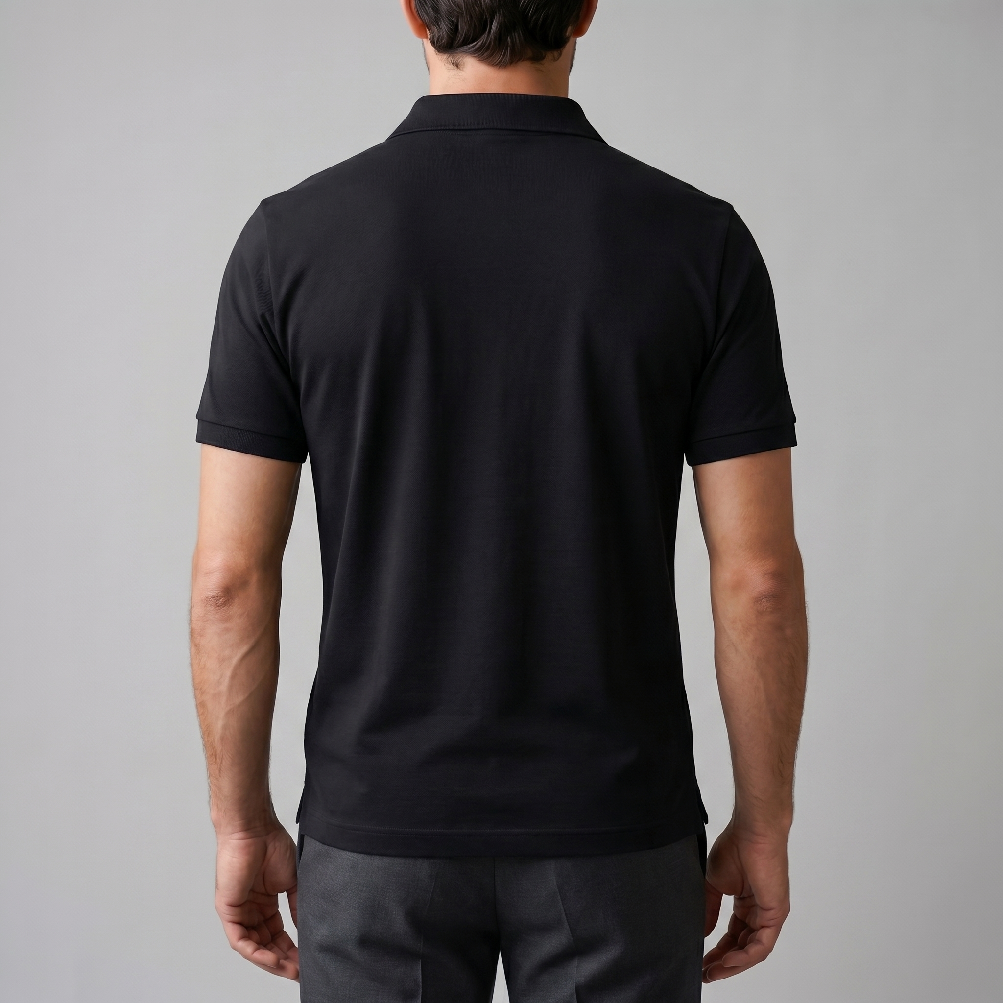 Men's Open Collar Polo Shirt Short Sleeve Summer