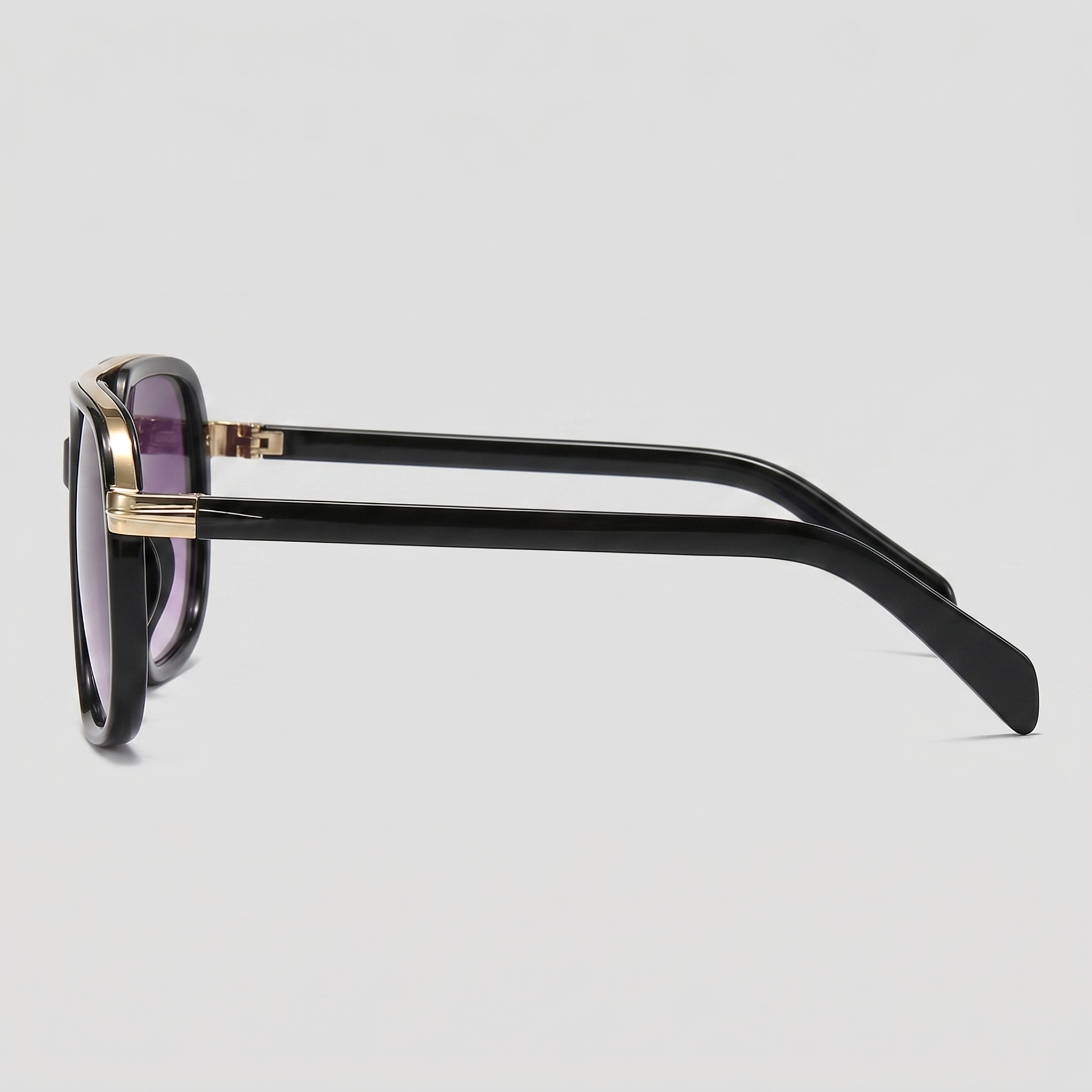 Men's Square Frame Double Bridge Sunglasses Summer