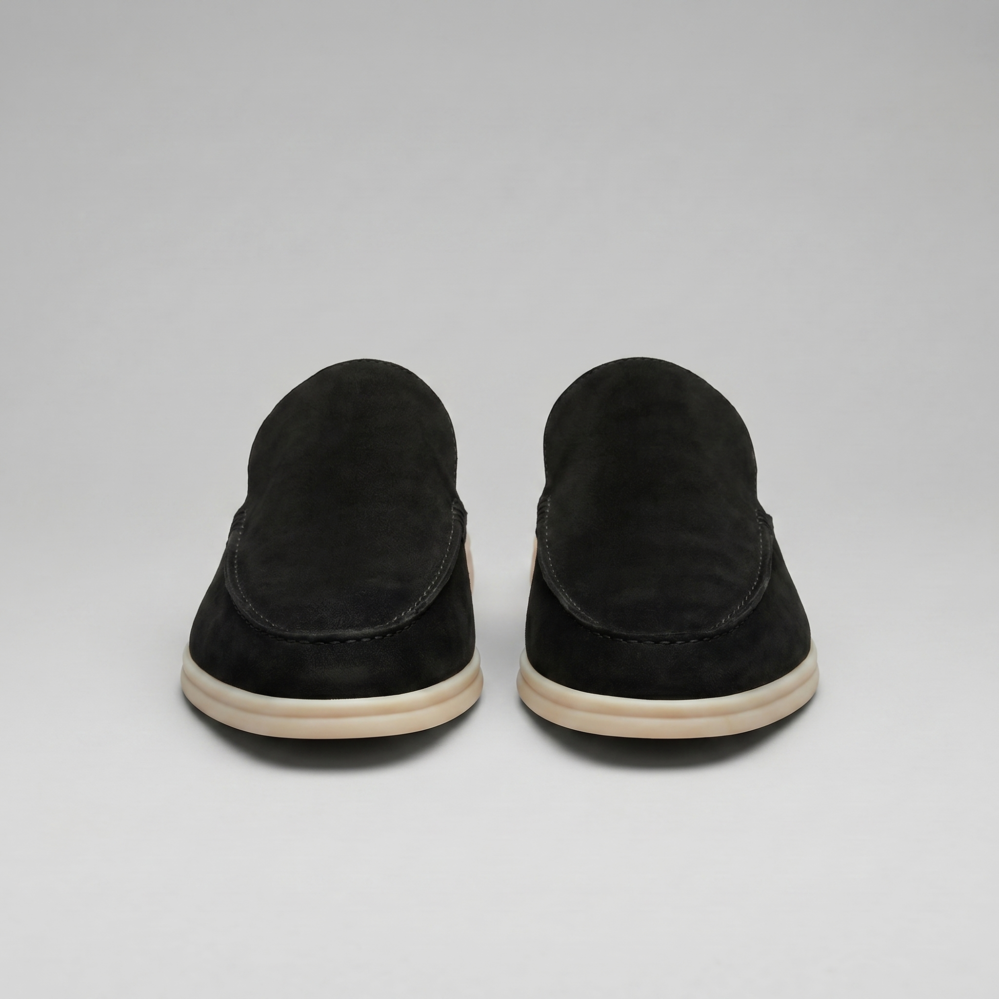 Men's Suede Backless Loafer Mules Slip On Casual Shoes