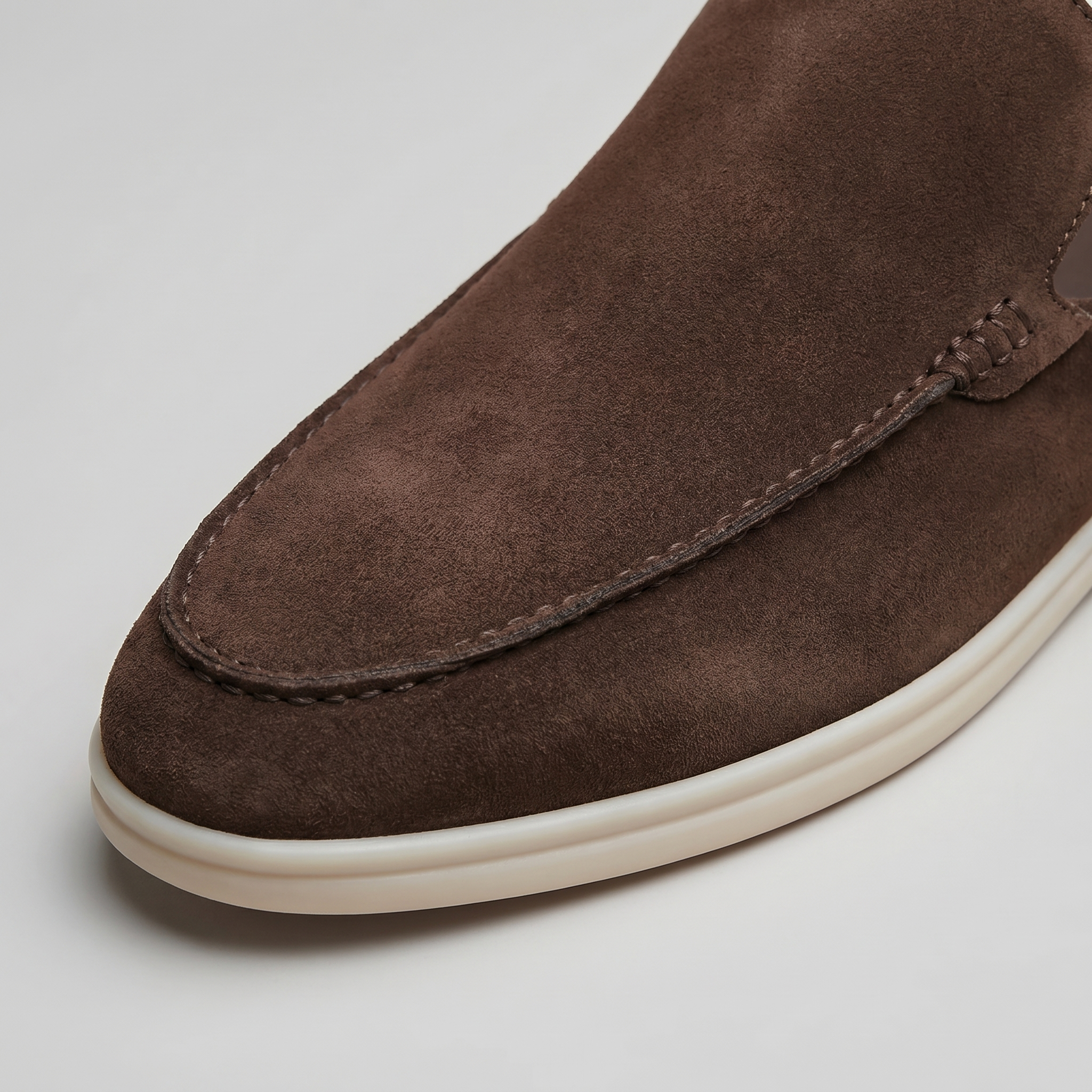 Men's Suede Backless Loafer Mules Slip On Casual Shoes