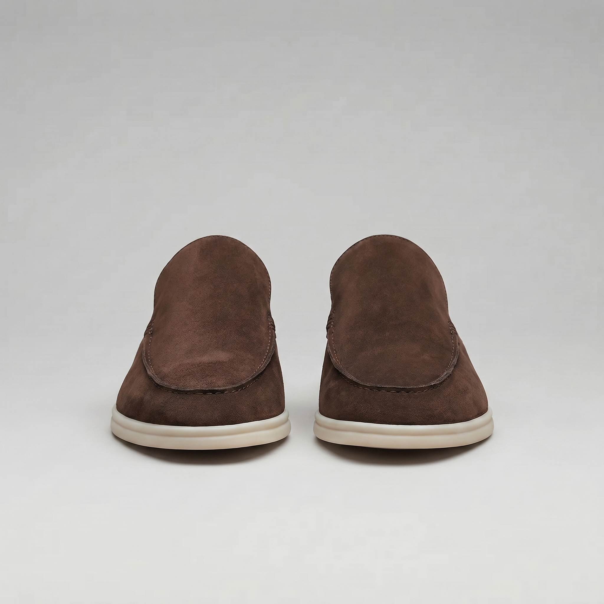 Men's Suede Backless Loafer Mules Slip On Casual Shoes