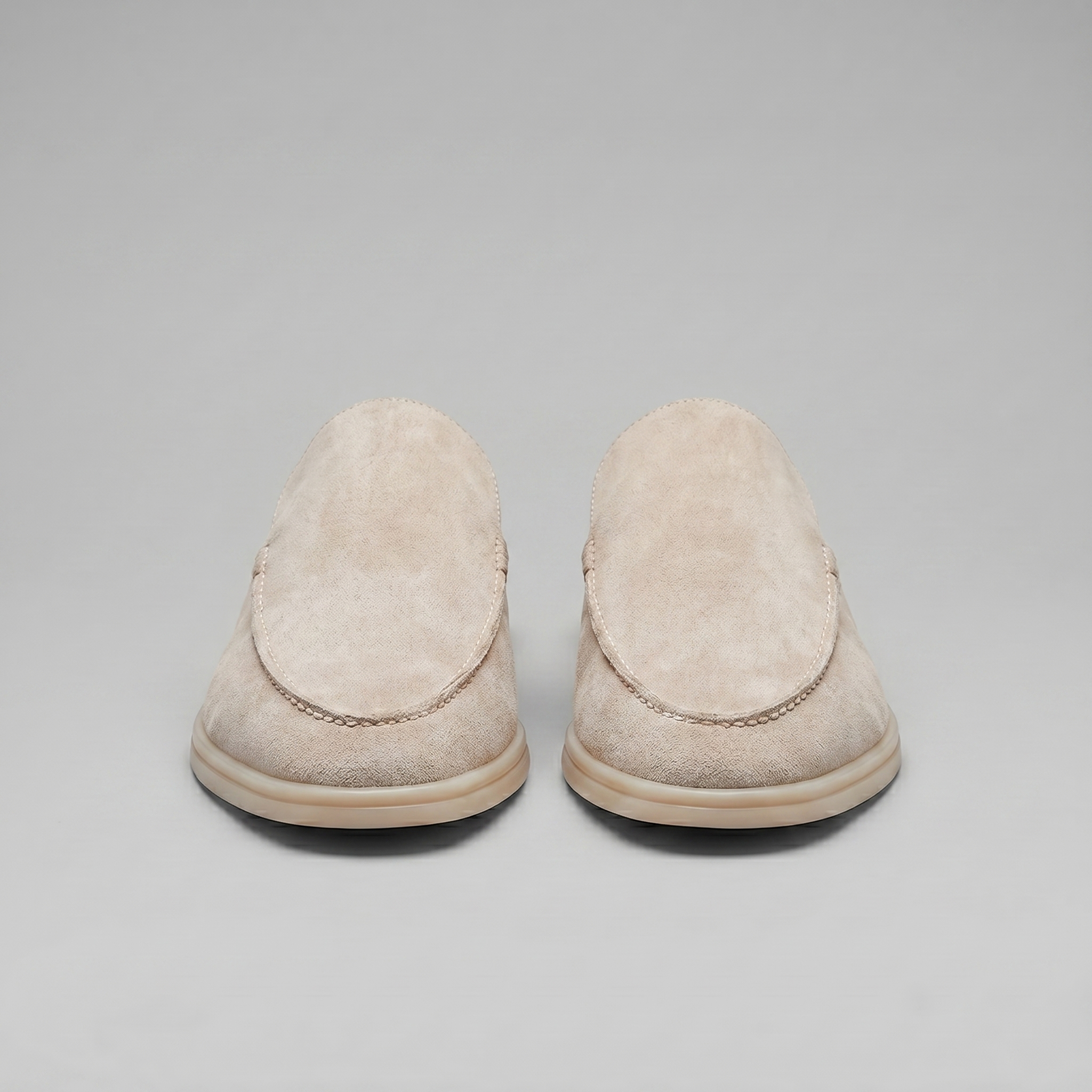 Men's Suede Backless Loafer Mules Slip On Casual Shoes
