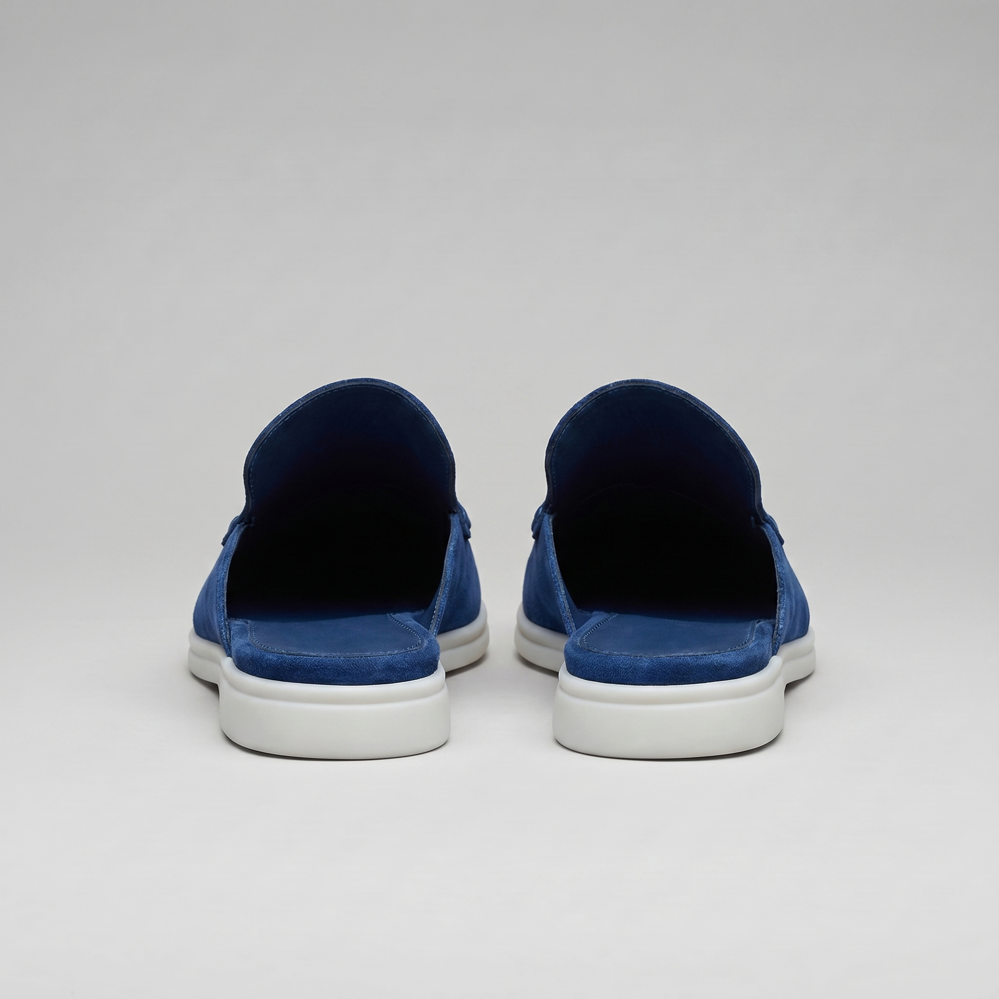 Men's Suede Backless Loafer Mules Slip On Casual Shoes
