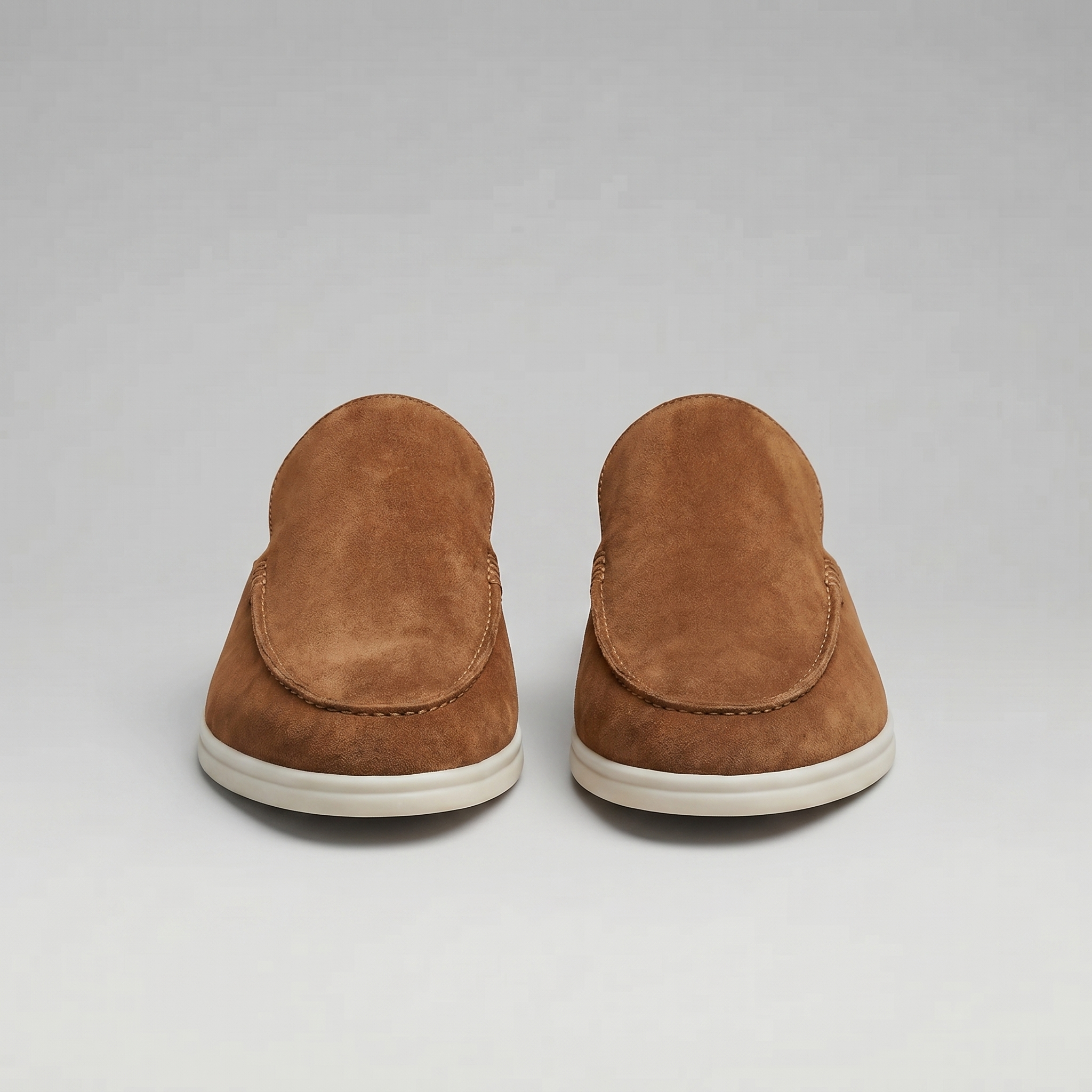 Men's Suede Backless Loafer Mules Slip On Casual Shoes