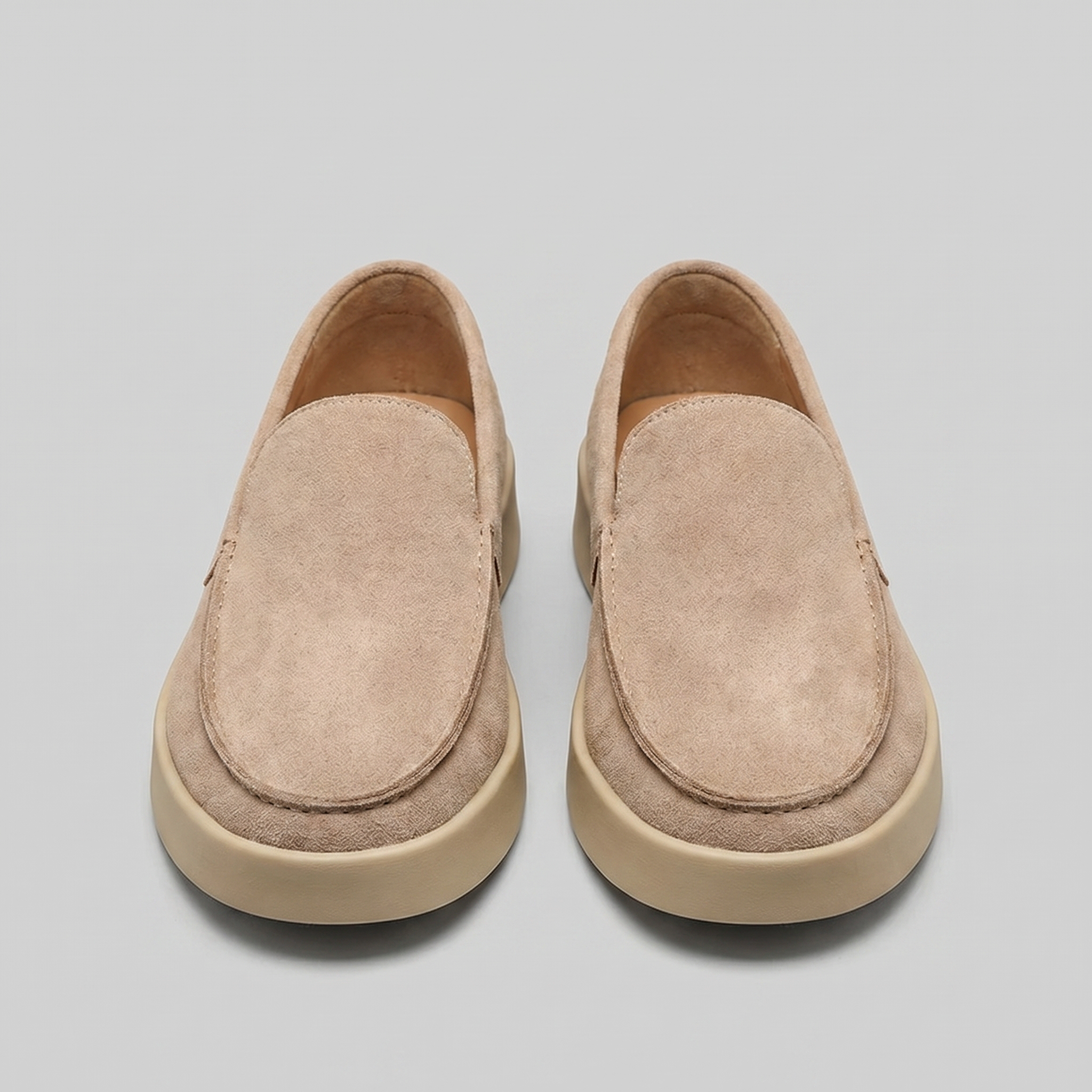 Men's Suede Slip On Loafer Sneakers Casual Shoes