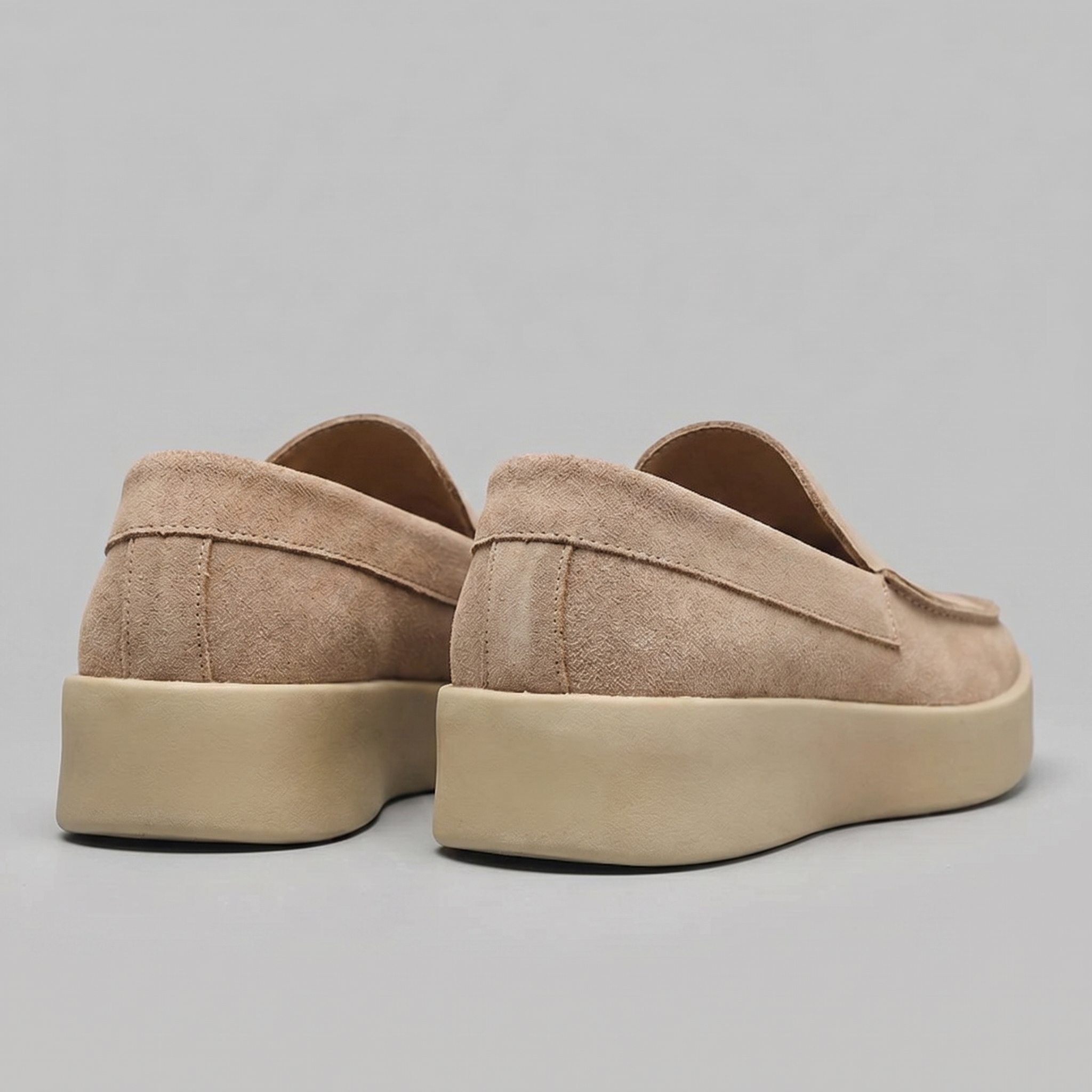 Men's Suede Slip On Loafer Sneakers Casual Shoes