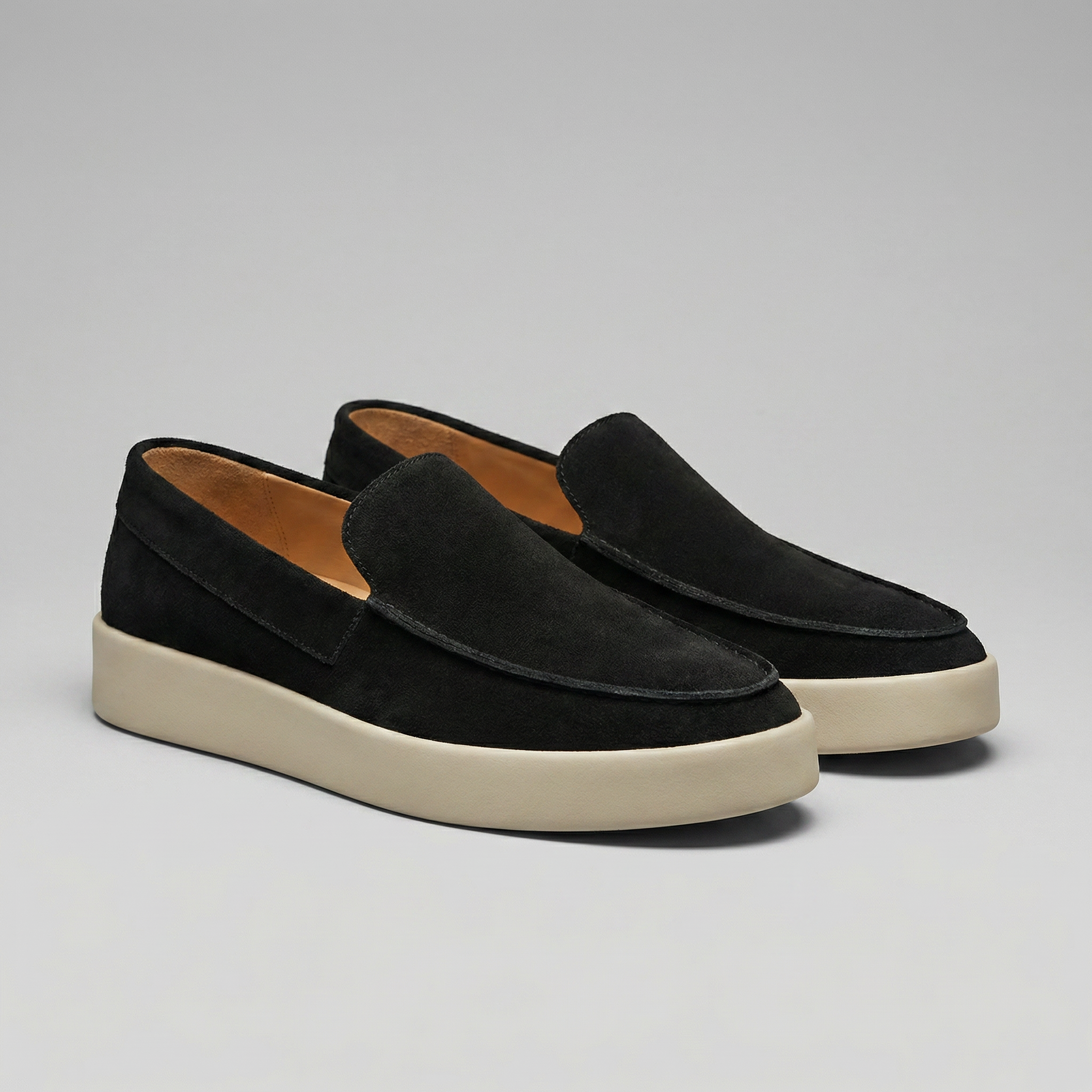 Men's Suede Slip On Loafer Sneakers Casual Shoes