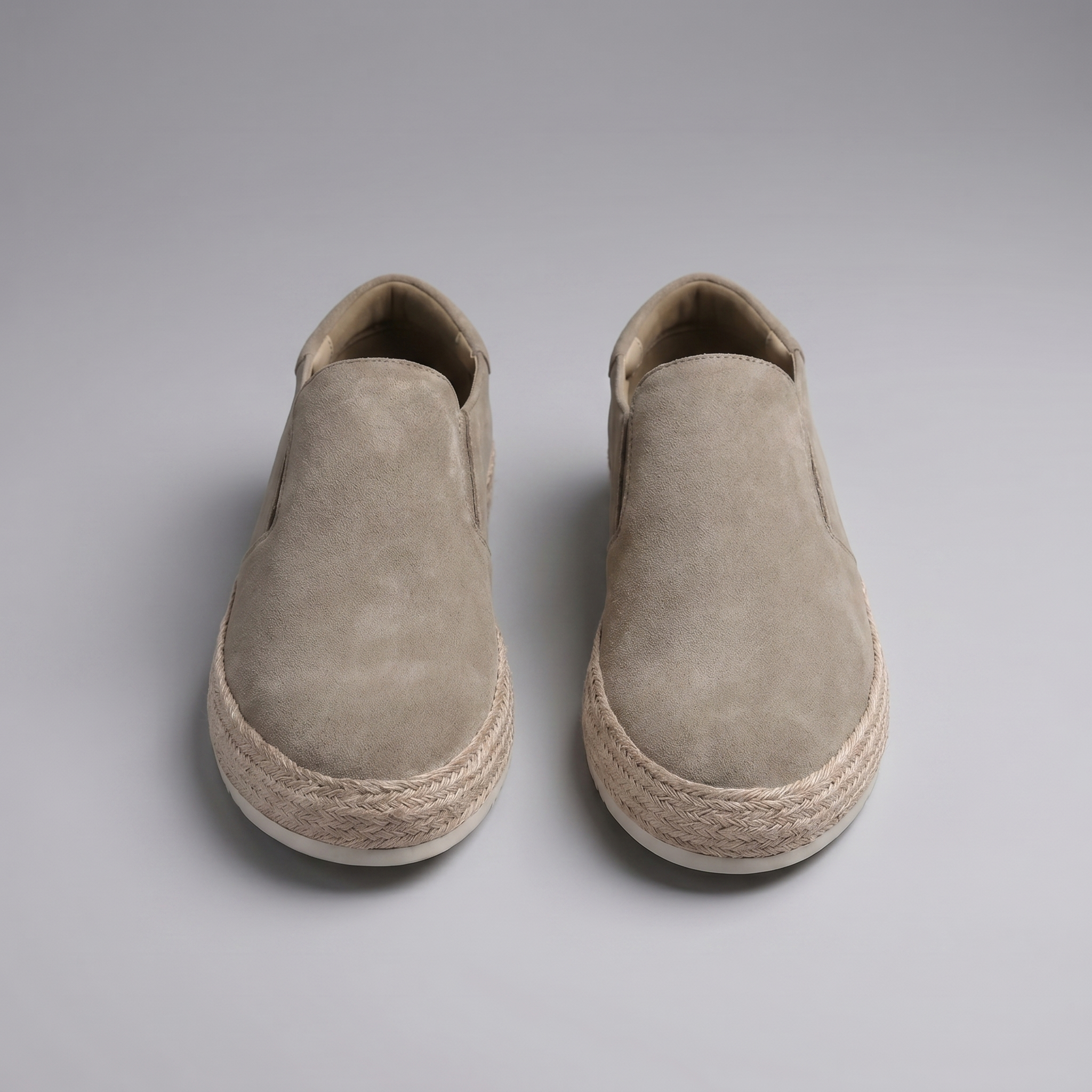 Men's Suede Slip On Espadrille Casual Summer Loafers