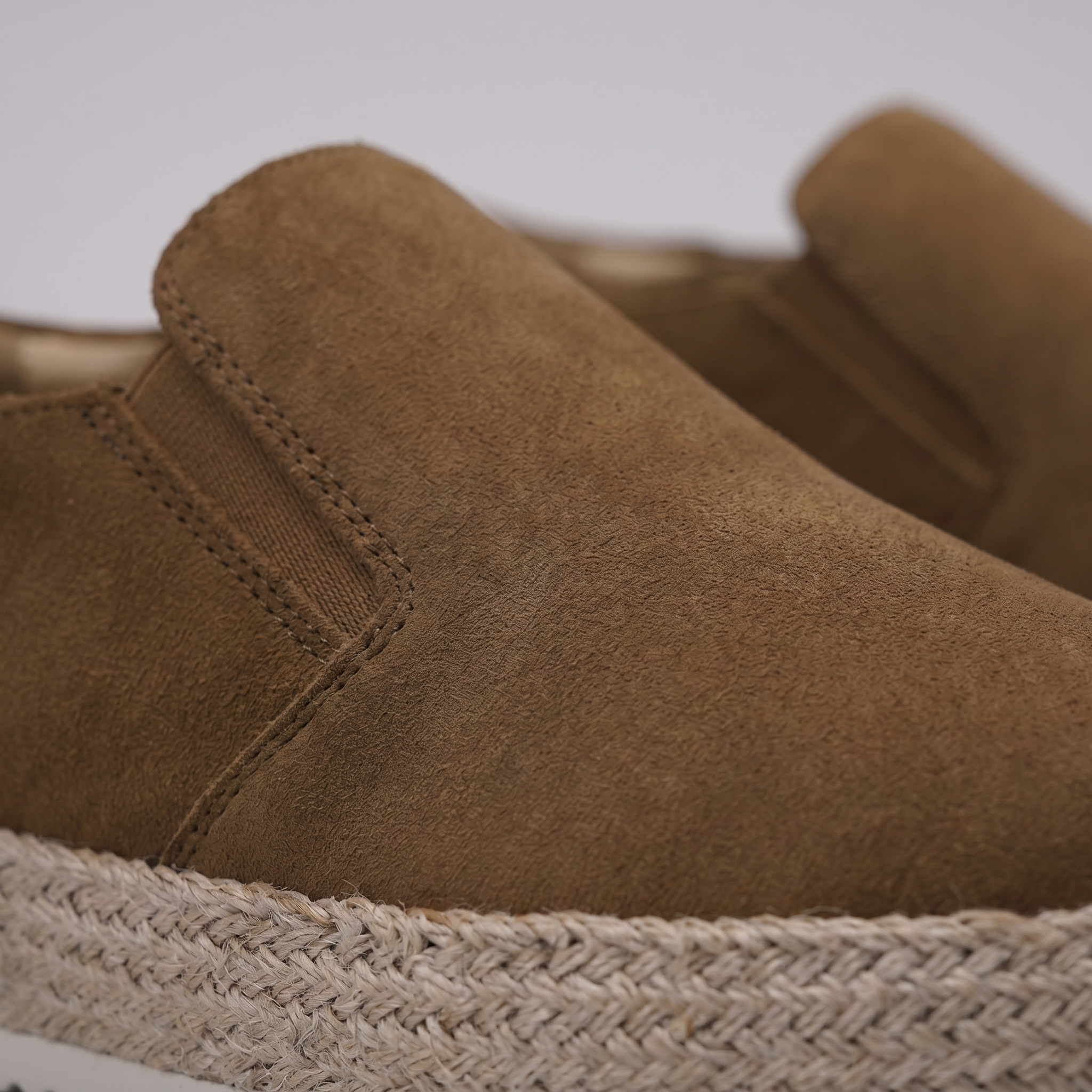 Men's Suede Slip On Espadrille Casual Summer Loafers