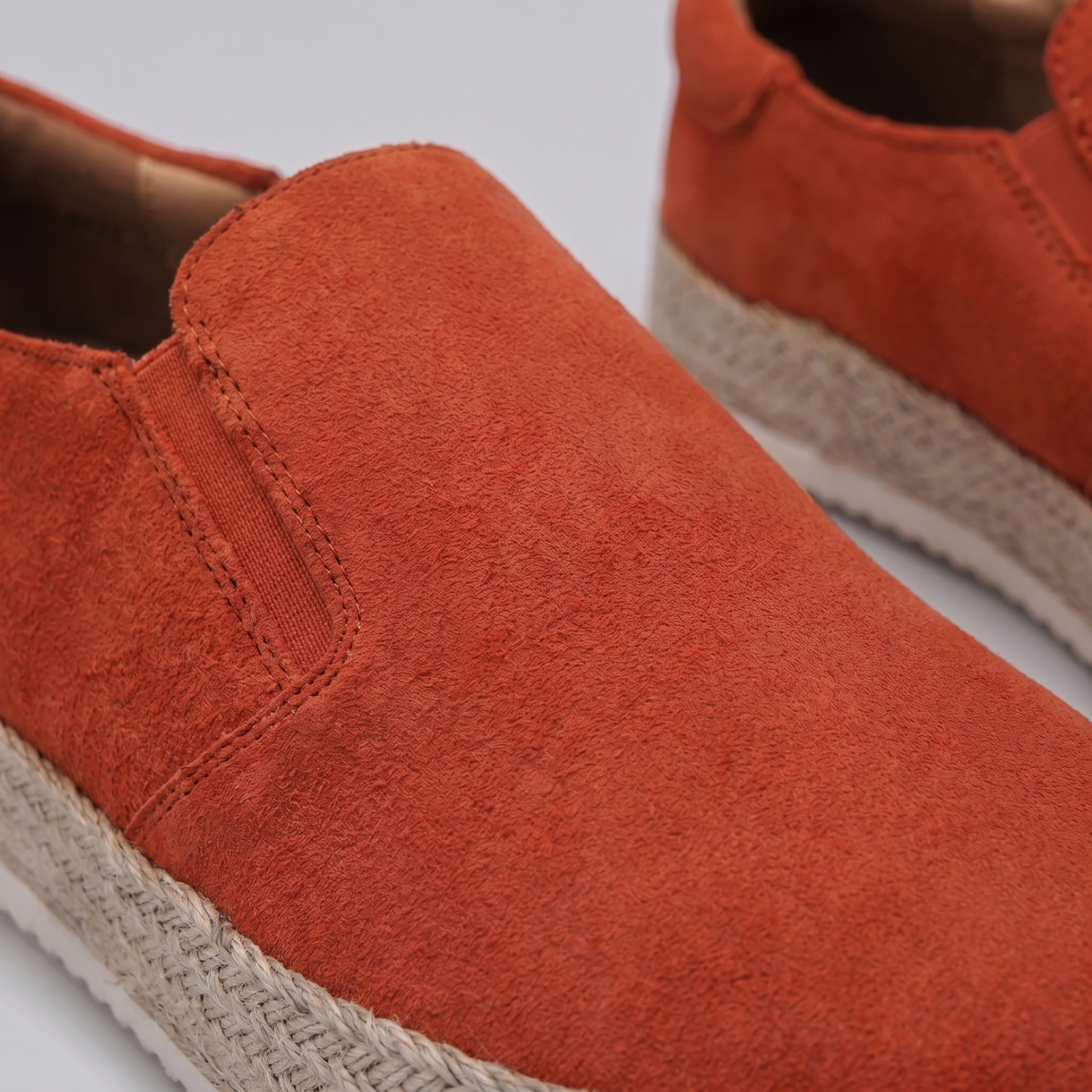 Men's Suede Slip On Espadrille Casual Summer Loafers