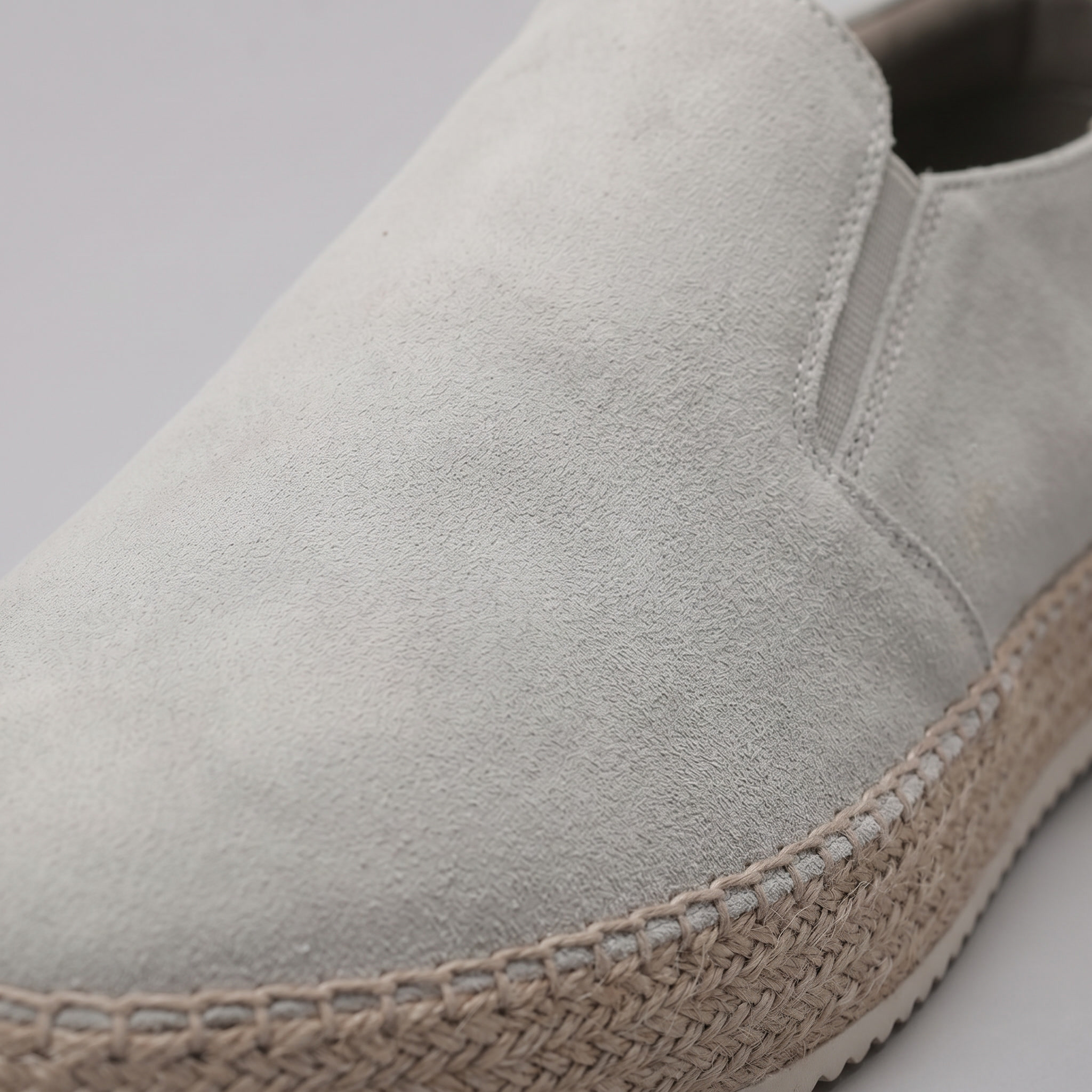 Men's Suede Slip On Espadrille Casual Summer Loafers