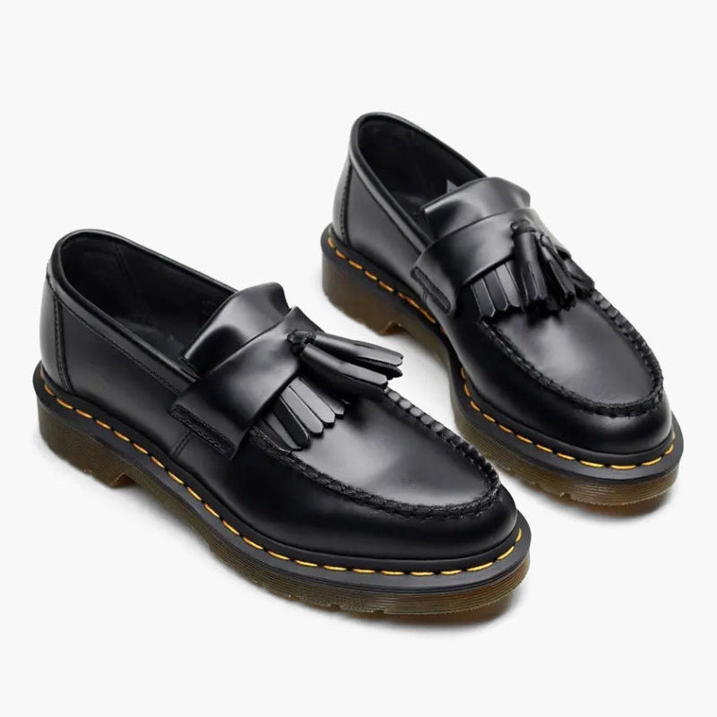 Men's Leather Tassel Kiltie Slip On Smart Casual Loafers
