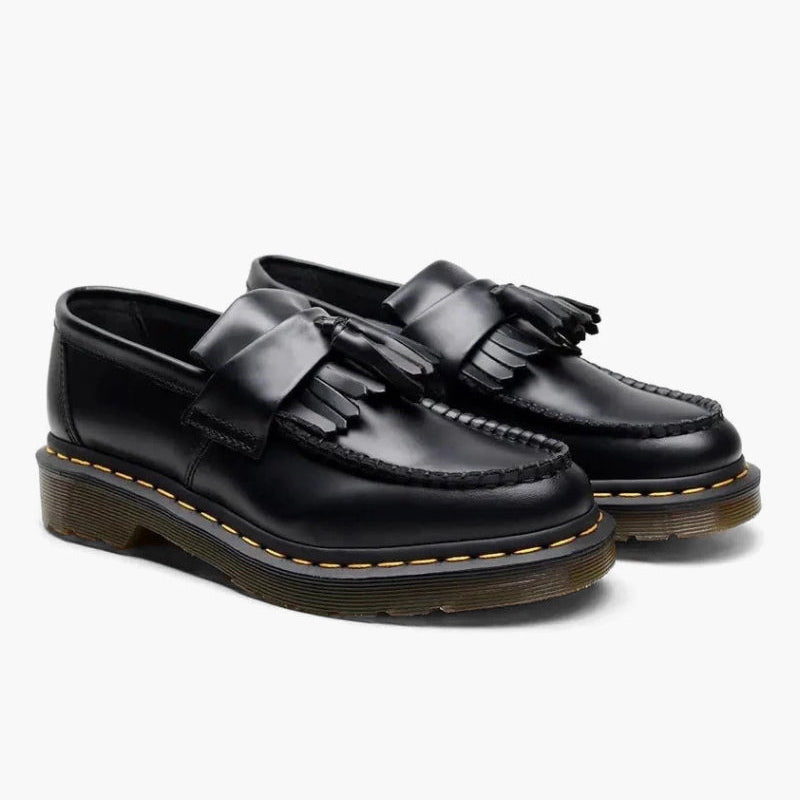 Men's Leather Tassel Kiltie Slip On Smart Casual Loafers