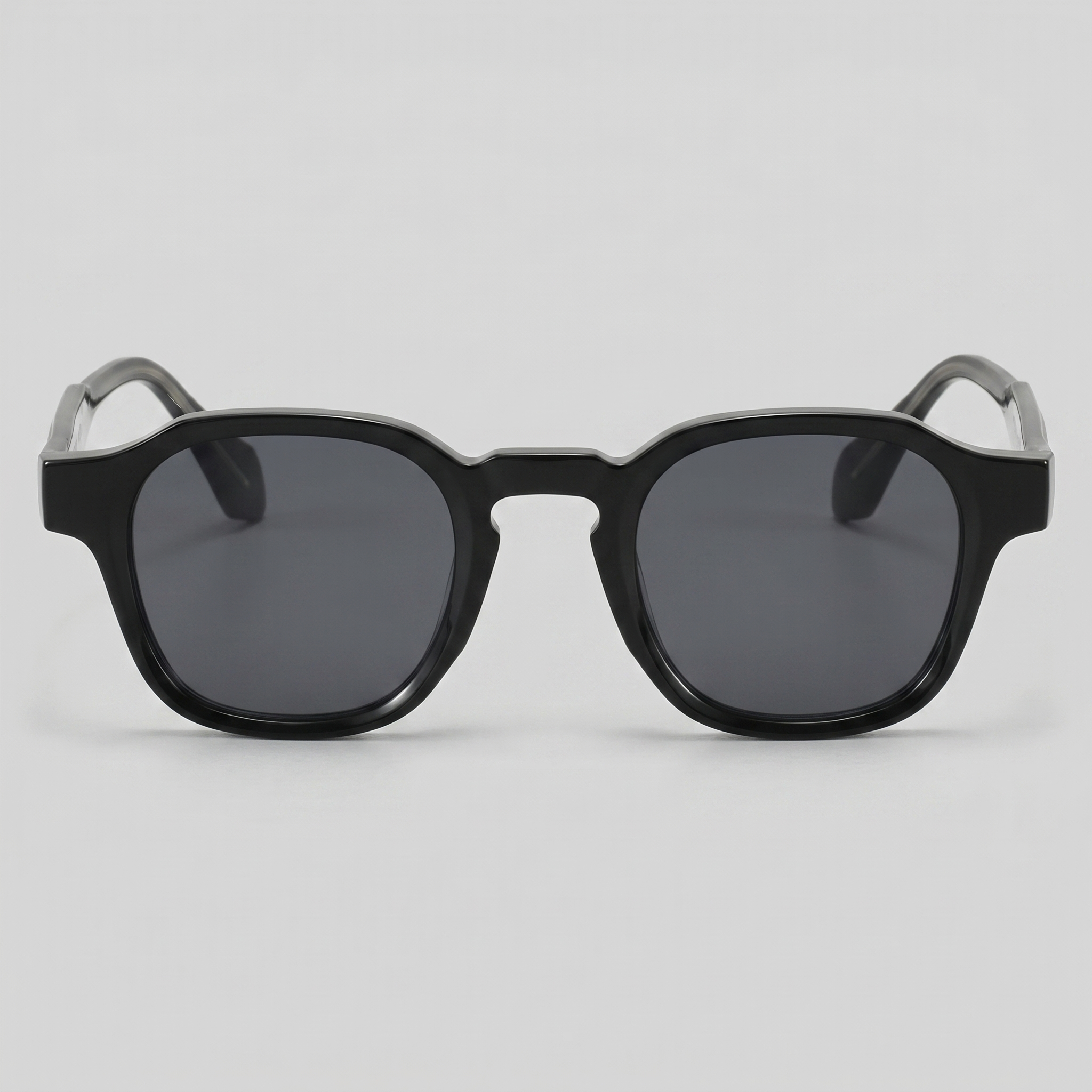 Men's Vintage Square Frame Sunglasses Dark Lens Summer