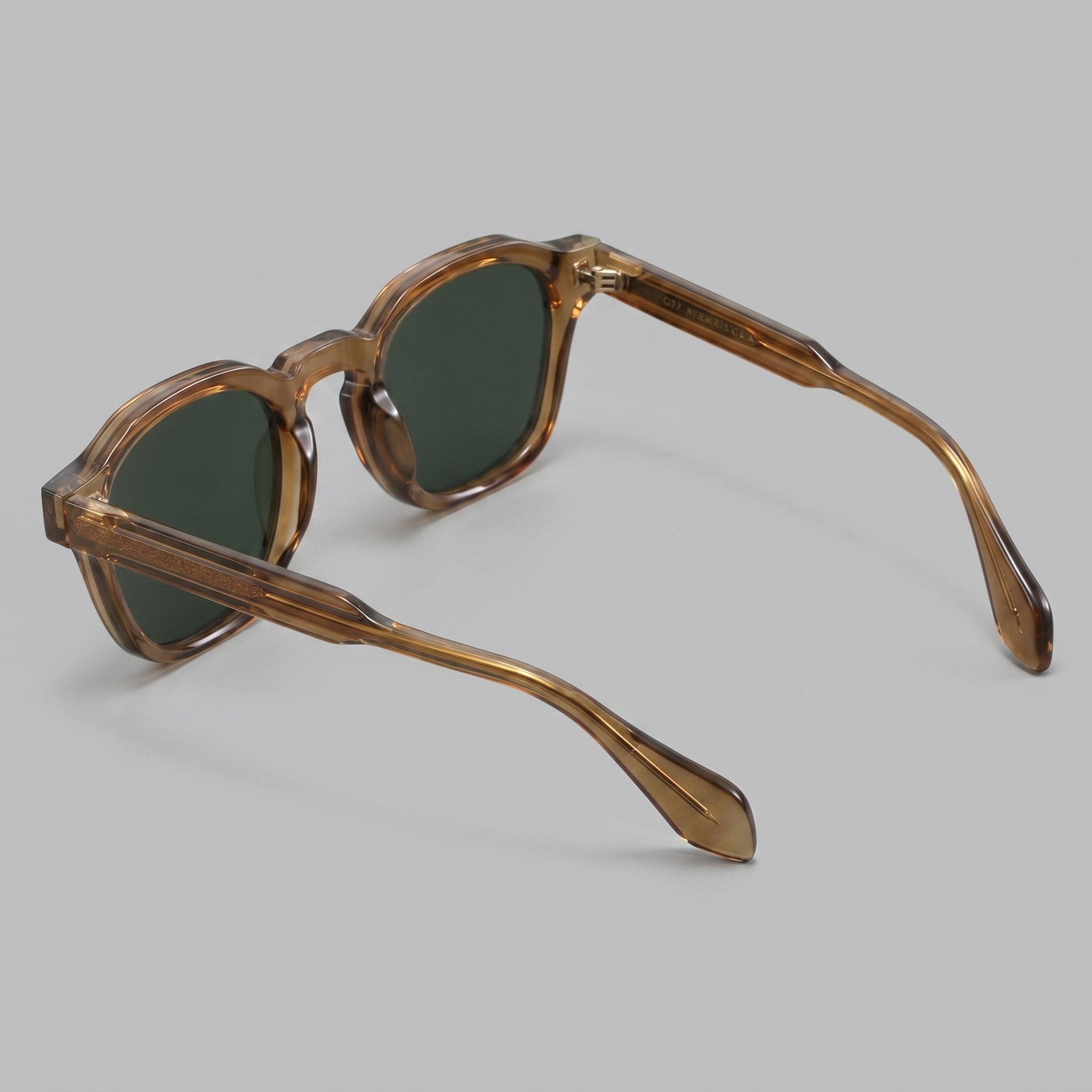 Men's Vintage Square Frame Sunglasses Dark Lens Summer