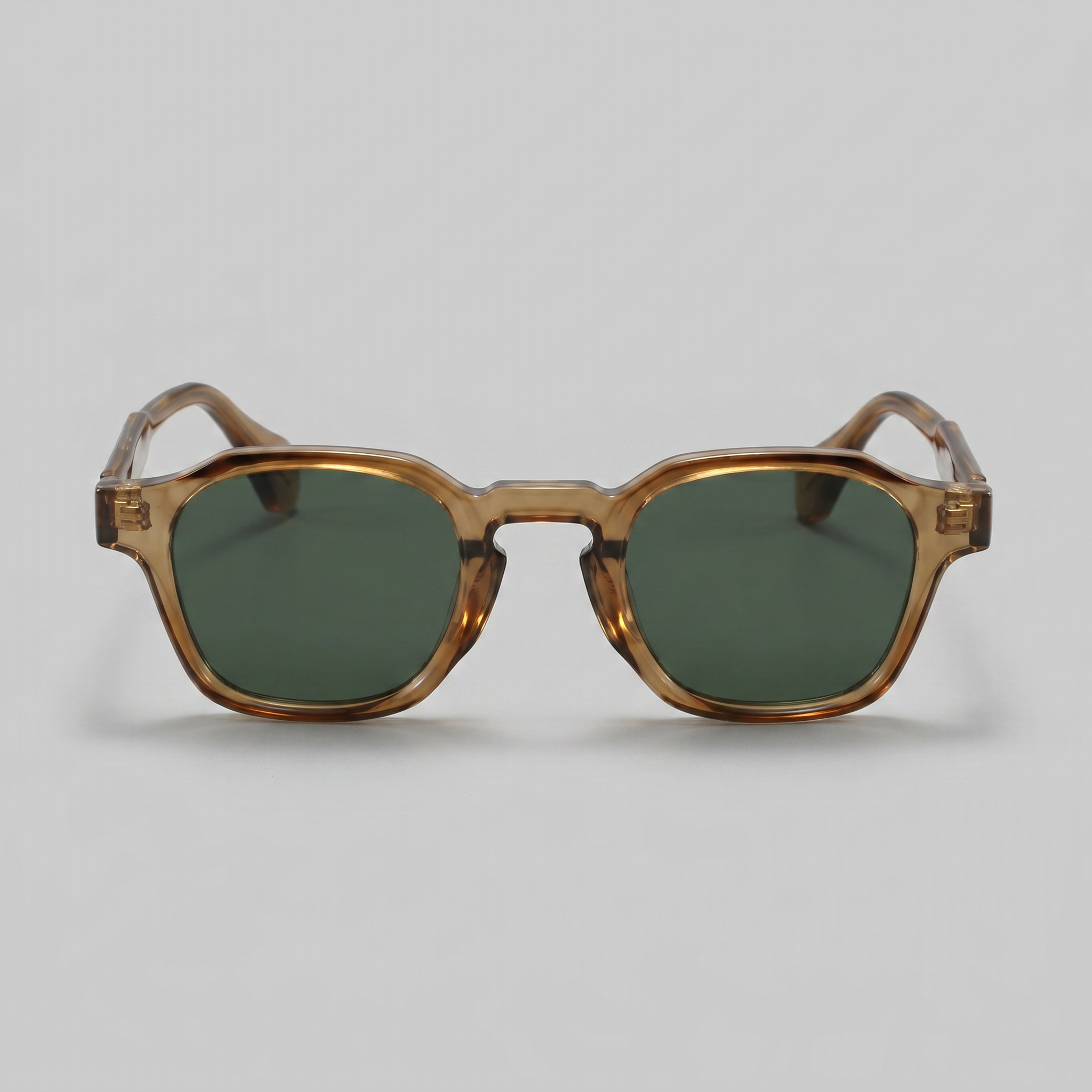 Men's Vintage Square Frame Sunglasses Dark Lens Summer