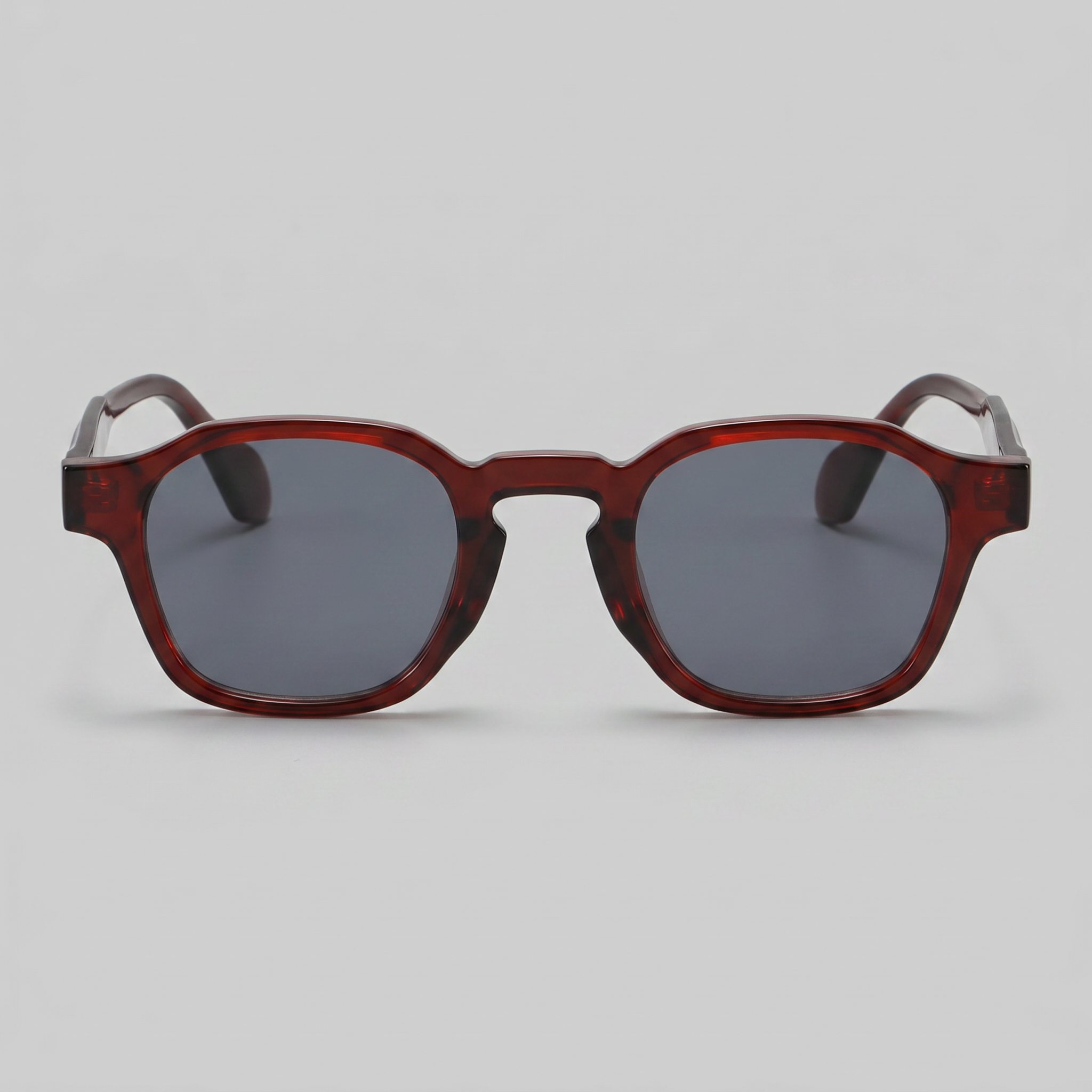 Men's Vintage Square Frame Sunglasses Dark Lens Summer