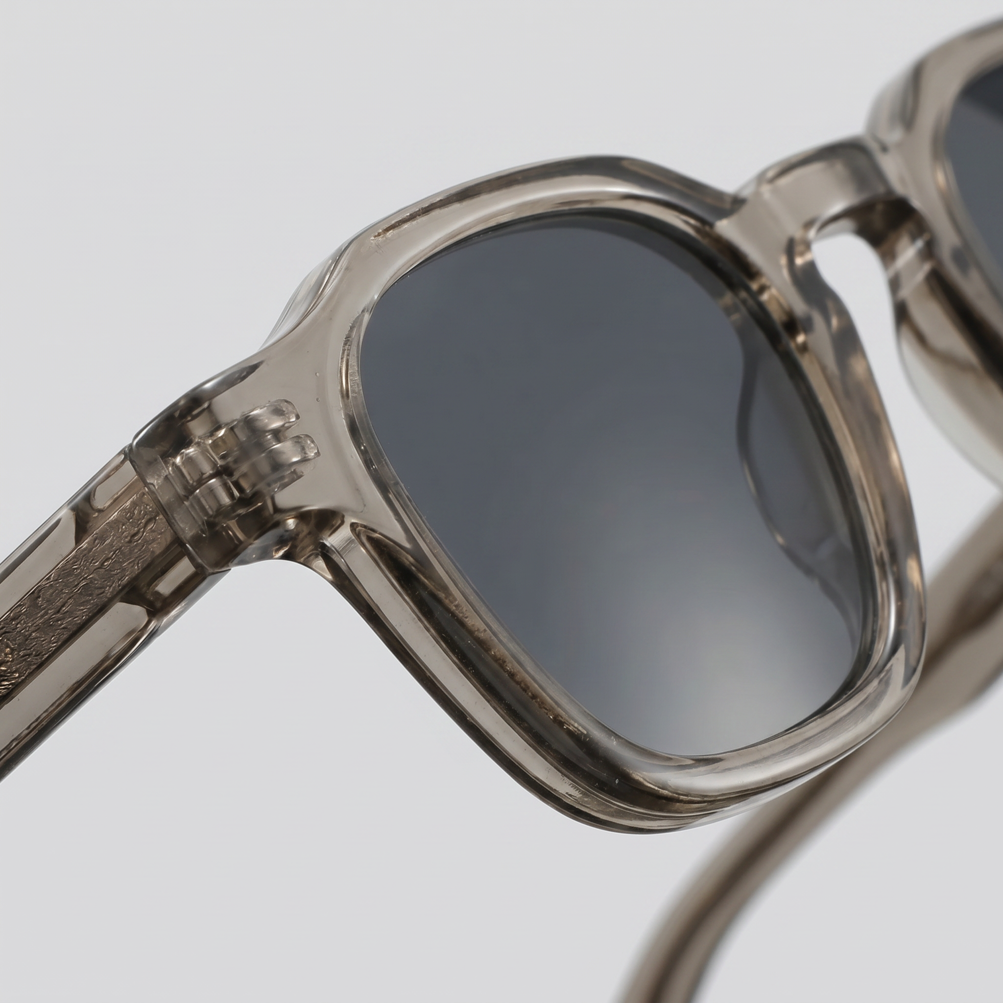 Men's Vintage Square Frame Sunglasses Dark Lens Summer