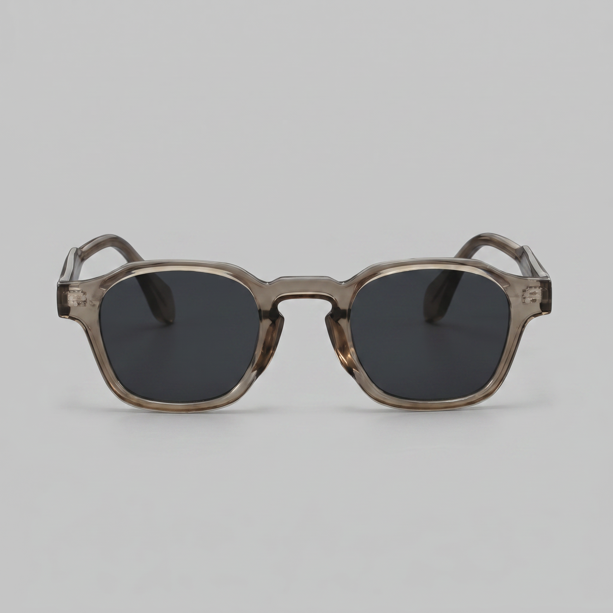 Men's Vintage Square Frame Sunglasses Dark Lens Summer