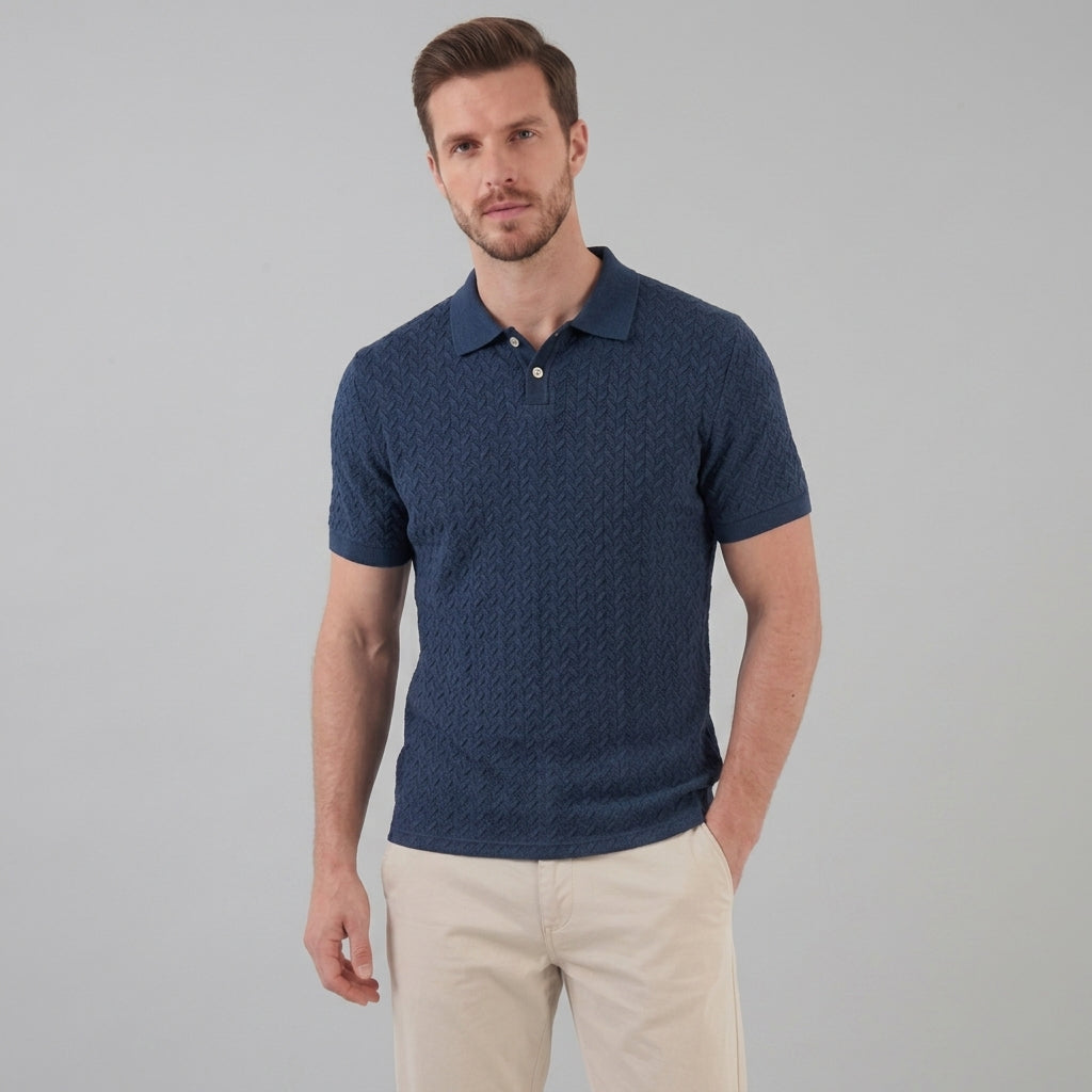 Men’s Summer Short Sleeve Solid Color Polo Shirt
