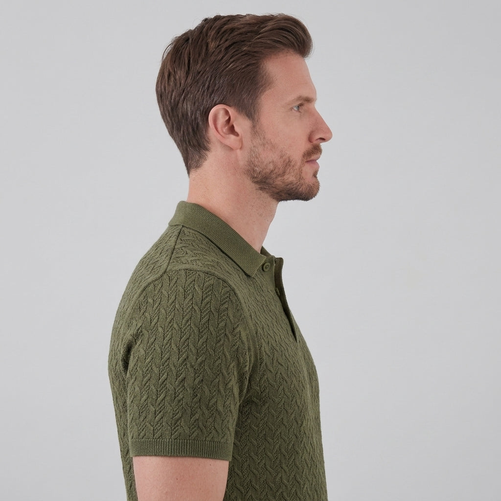 Men’s Summer Short Sleeve Solid Color Polo Shirt