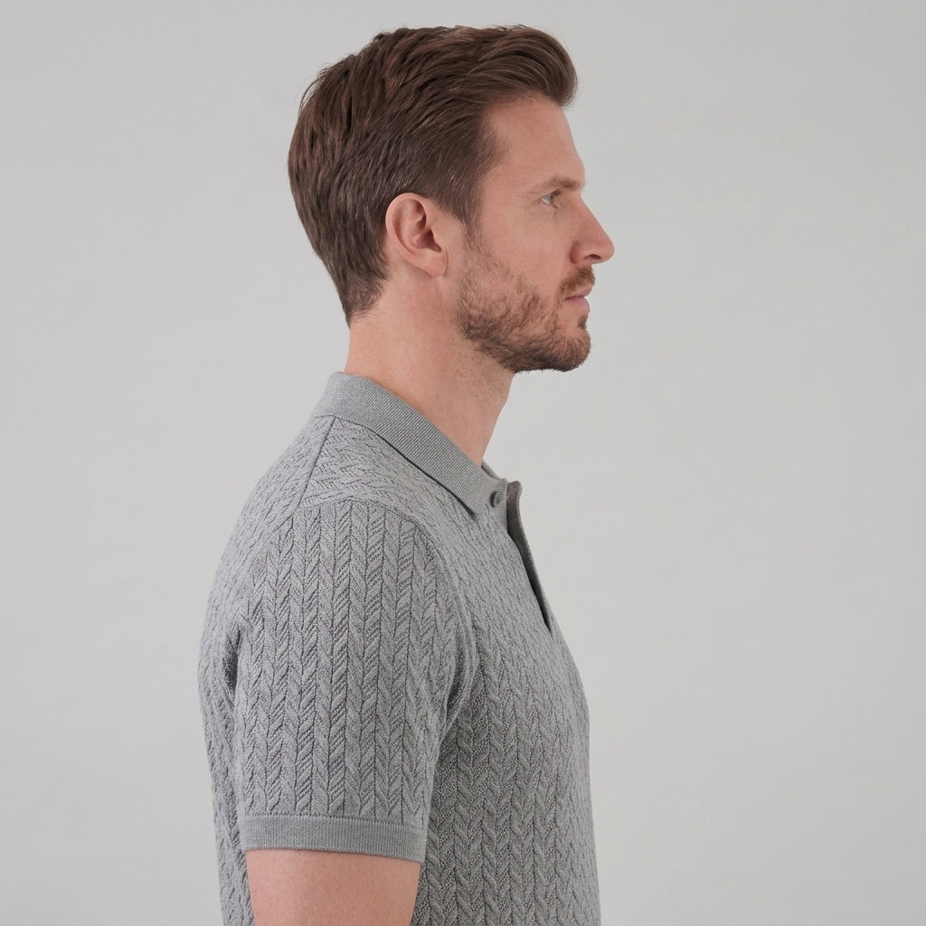 Men’s Summer Short Sleeve Solid Color Polo Shirt