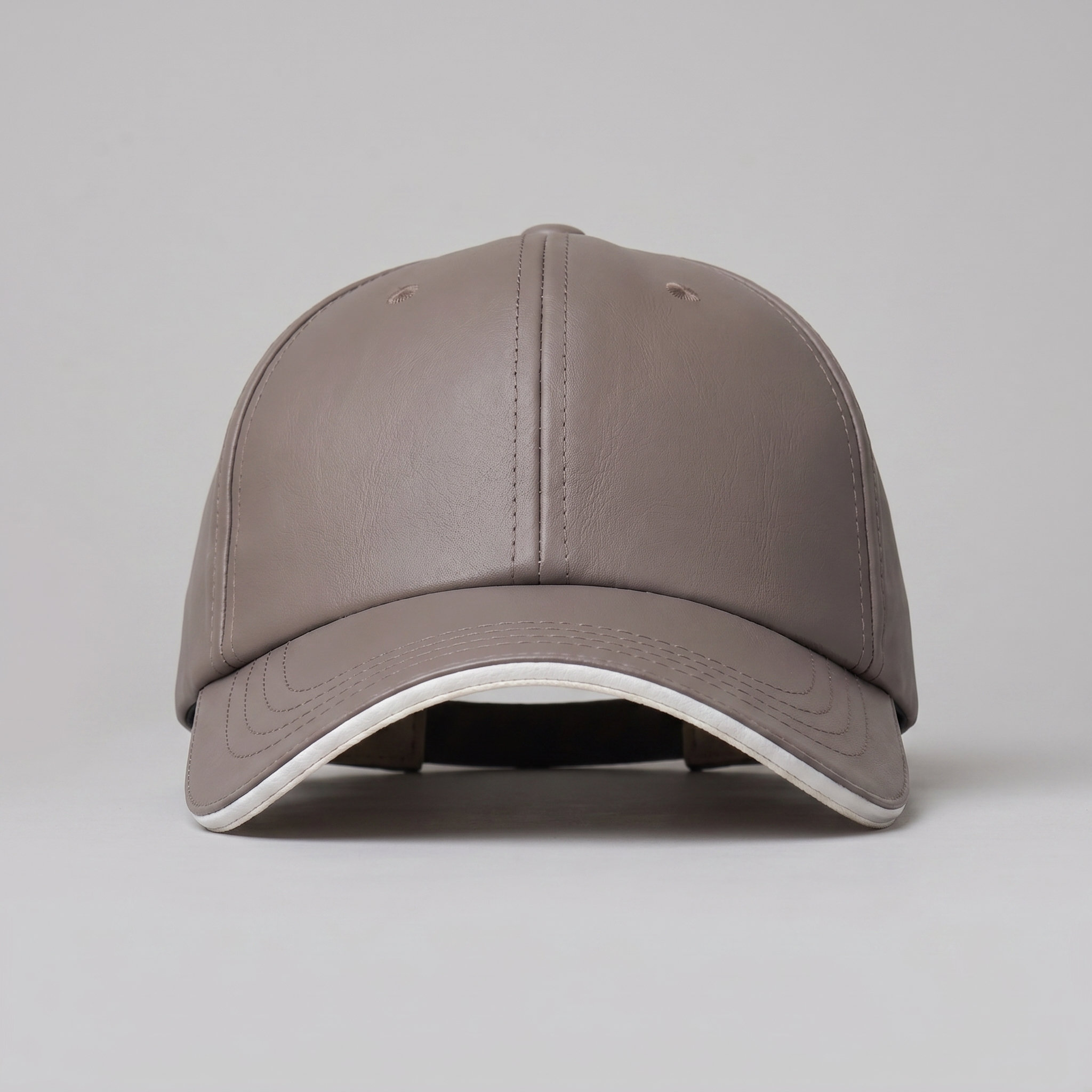 Men's Two Tone Baseball Cap Contrast Trim Adjustable